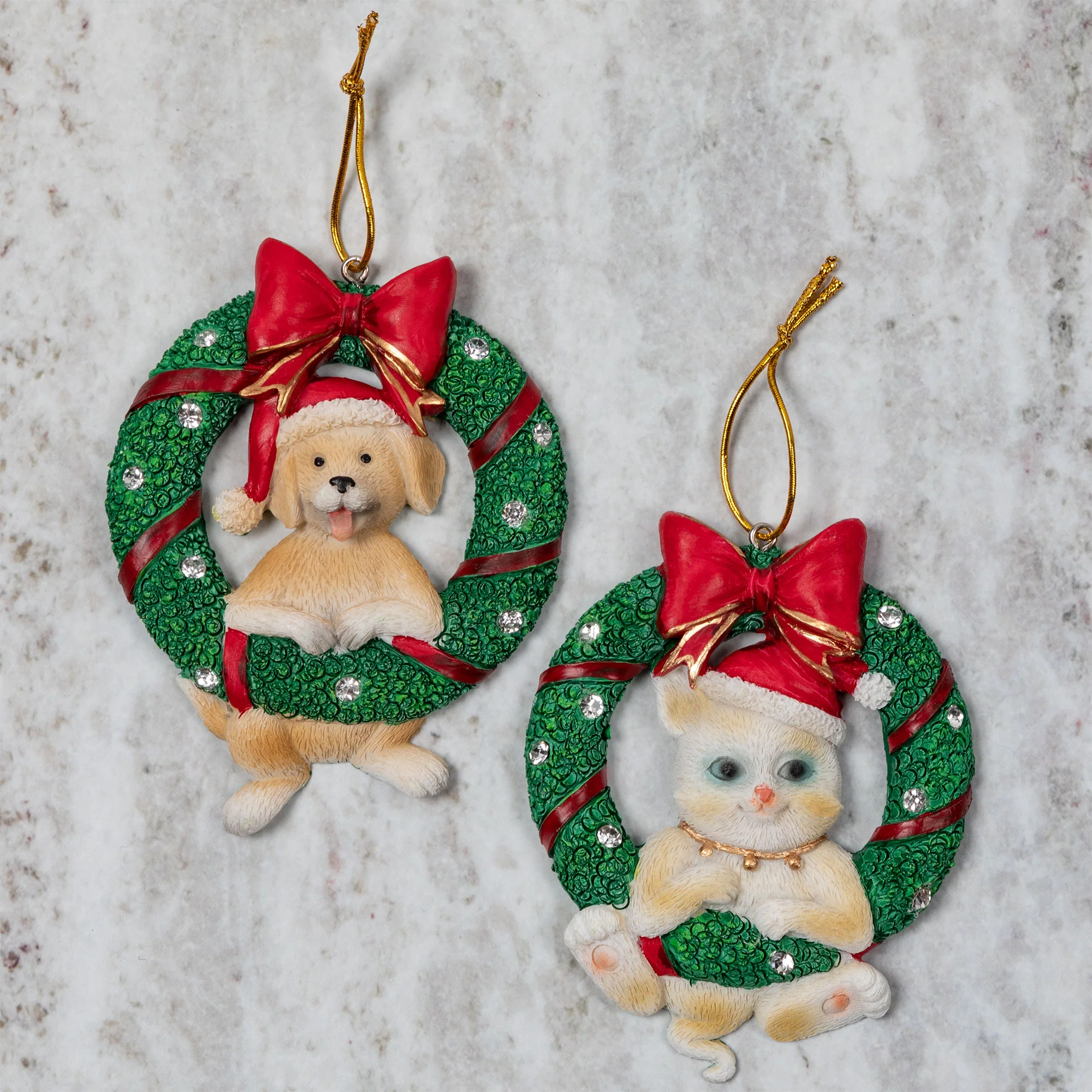 Merry Christmas Wreath Ornament - Image 9