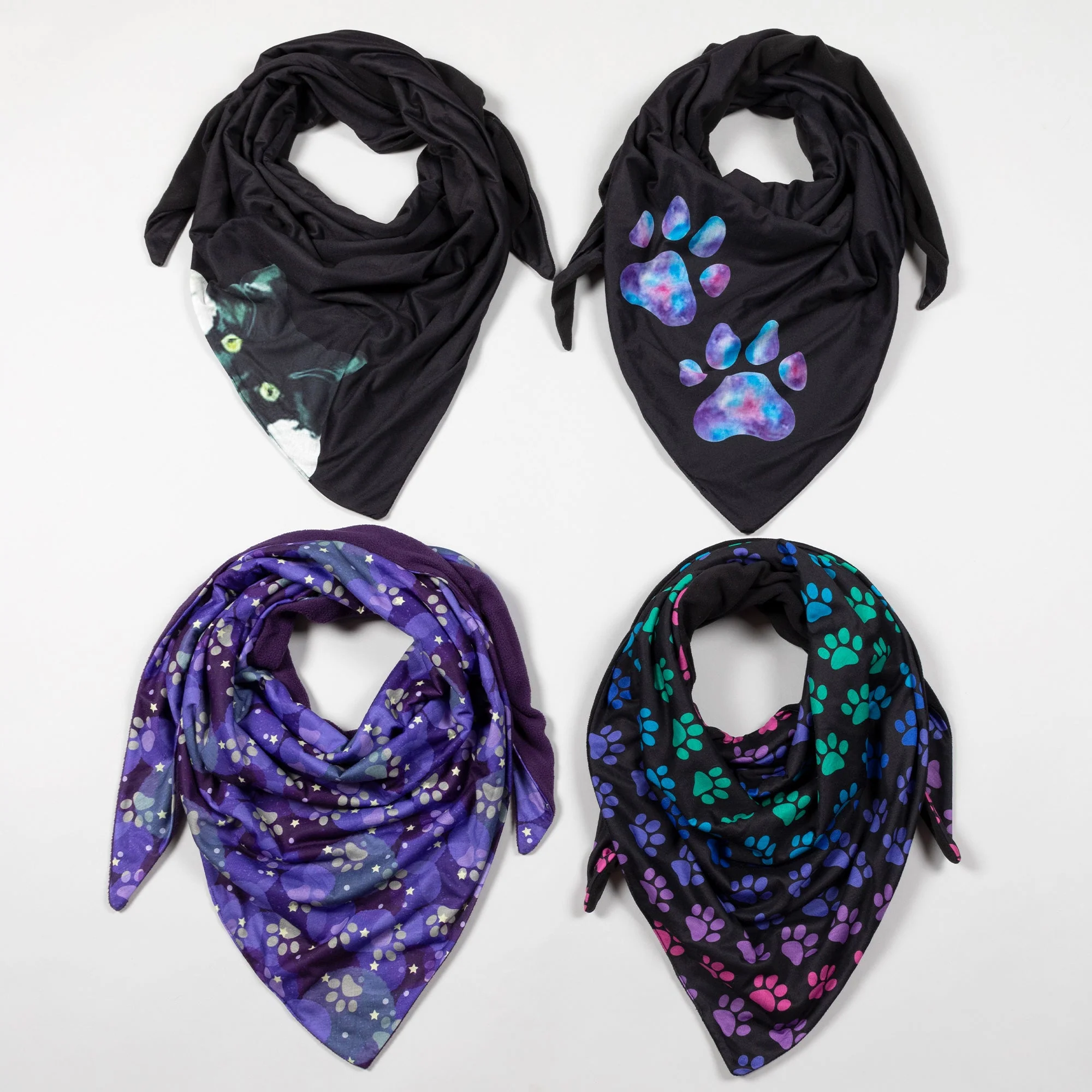 Fleece Lined Oversized Bandana Scarf - Image 19