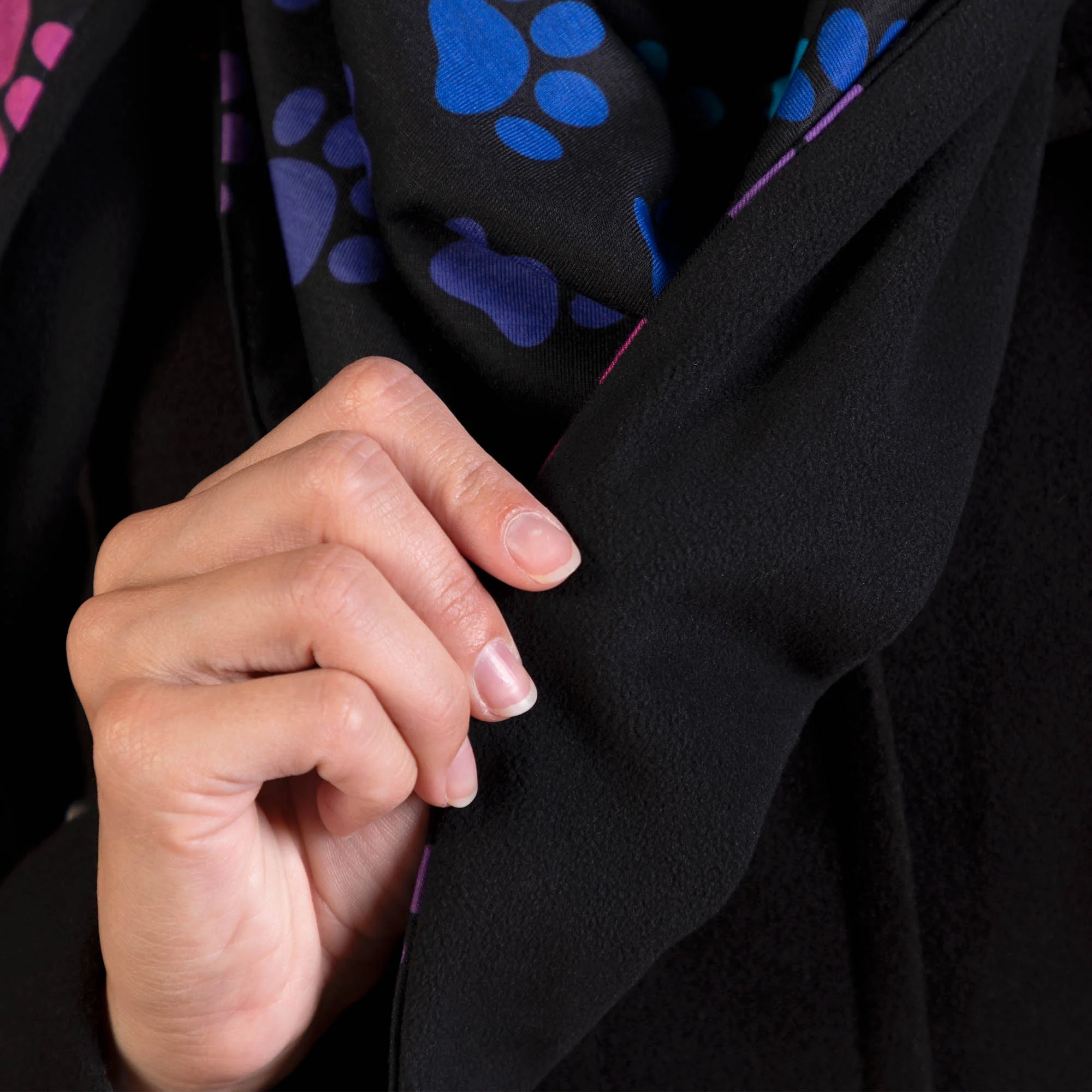 Fleece Lined Oversized Bandana Scarf - Image 5