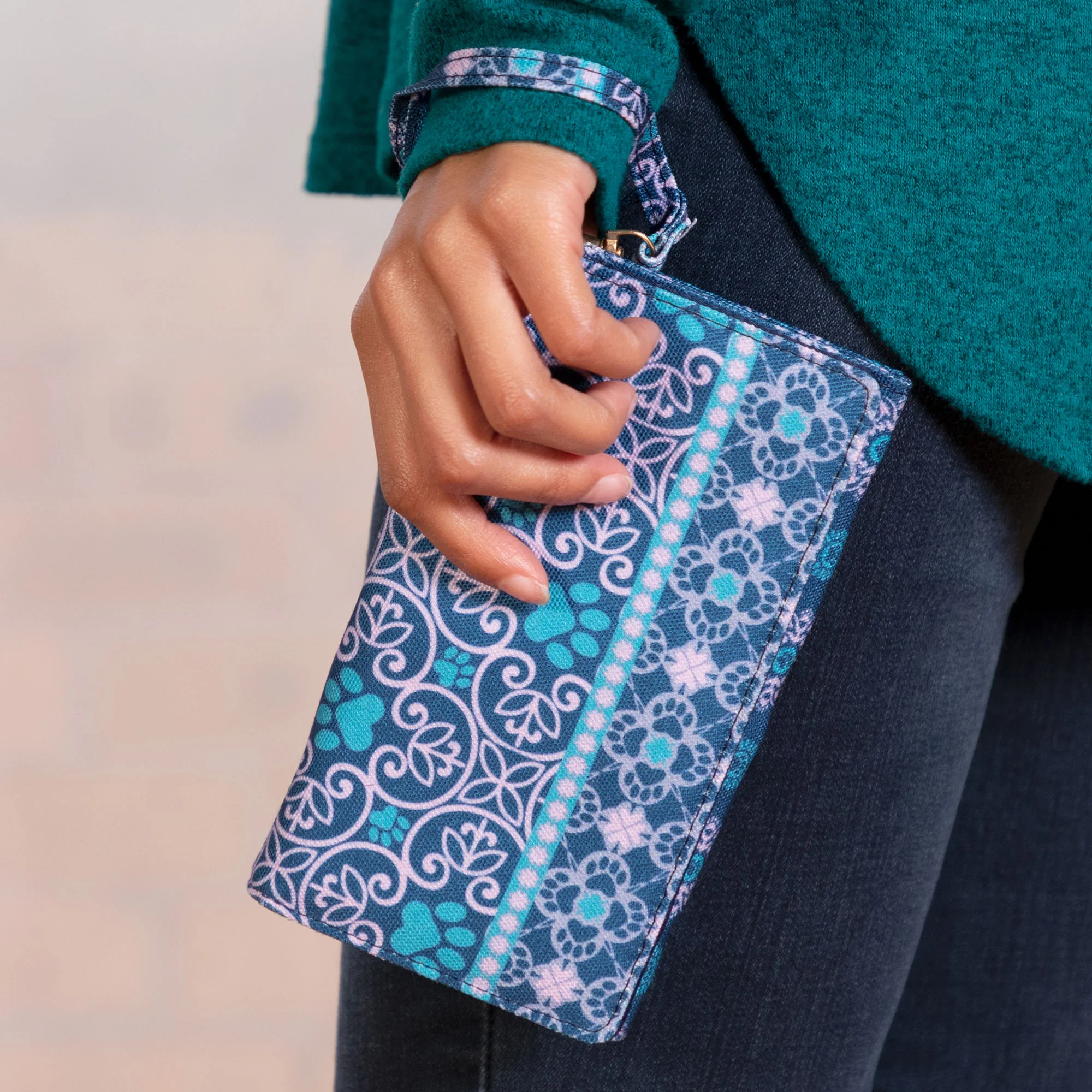 Canvas Paws Wristlet Wallet - Image 6