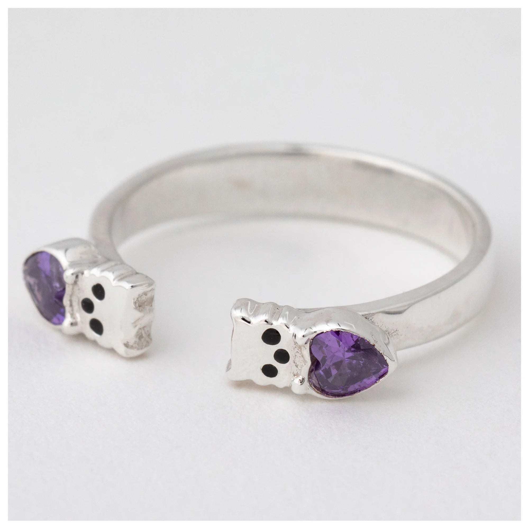Kitty Cat Sterling Toe Ring - Image 5