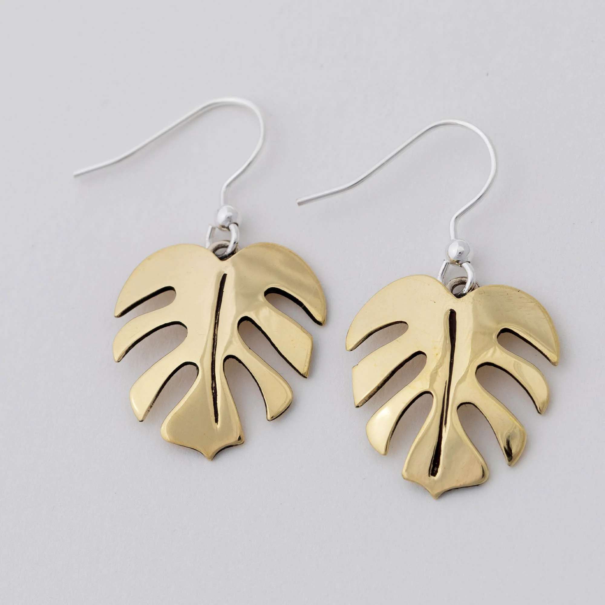 Falling Leaves Mixed Metal Earrings - Image 13
