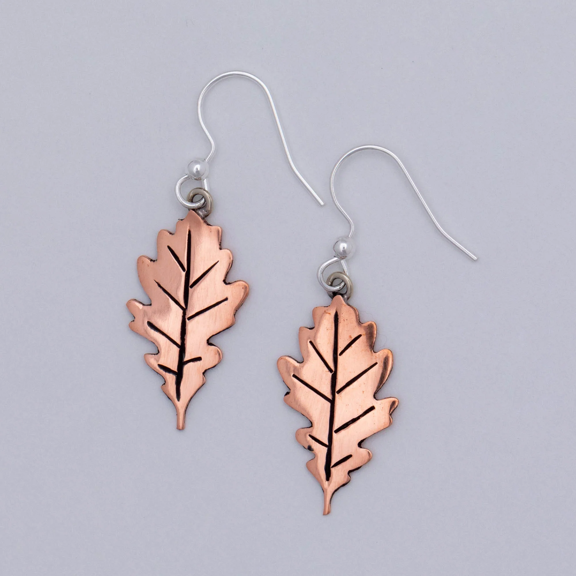 Falling Leaves Mixed Metal Earrings - Image 14