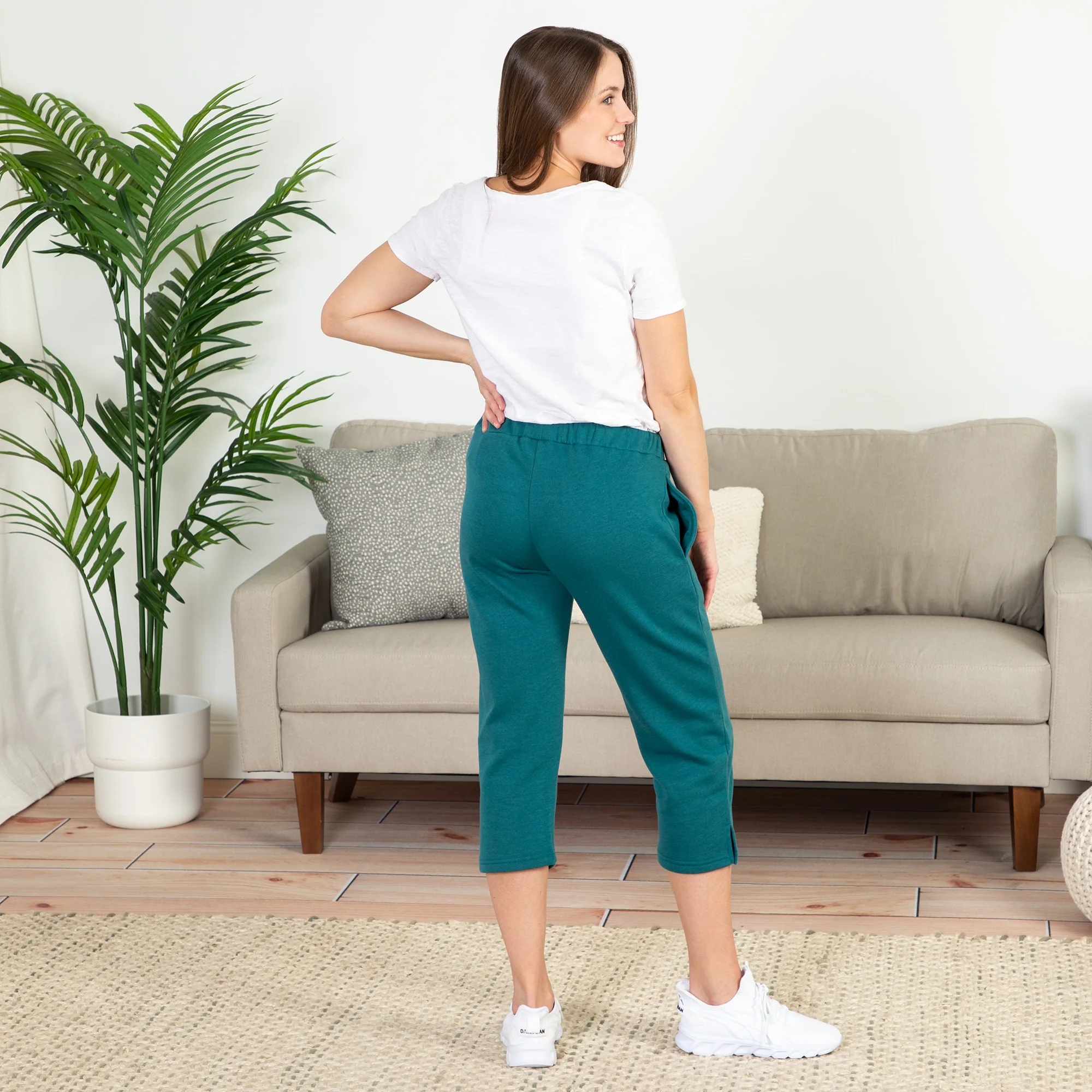 Paw Print Capri Sweatpants - Image 3