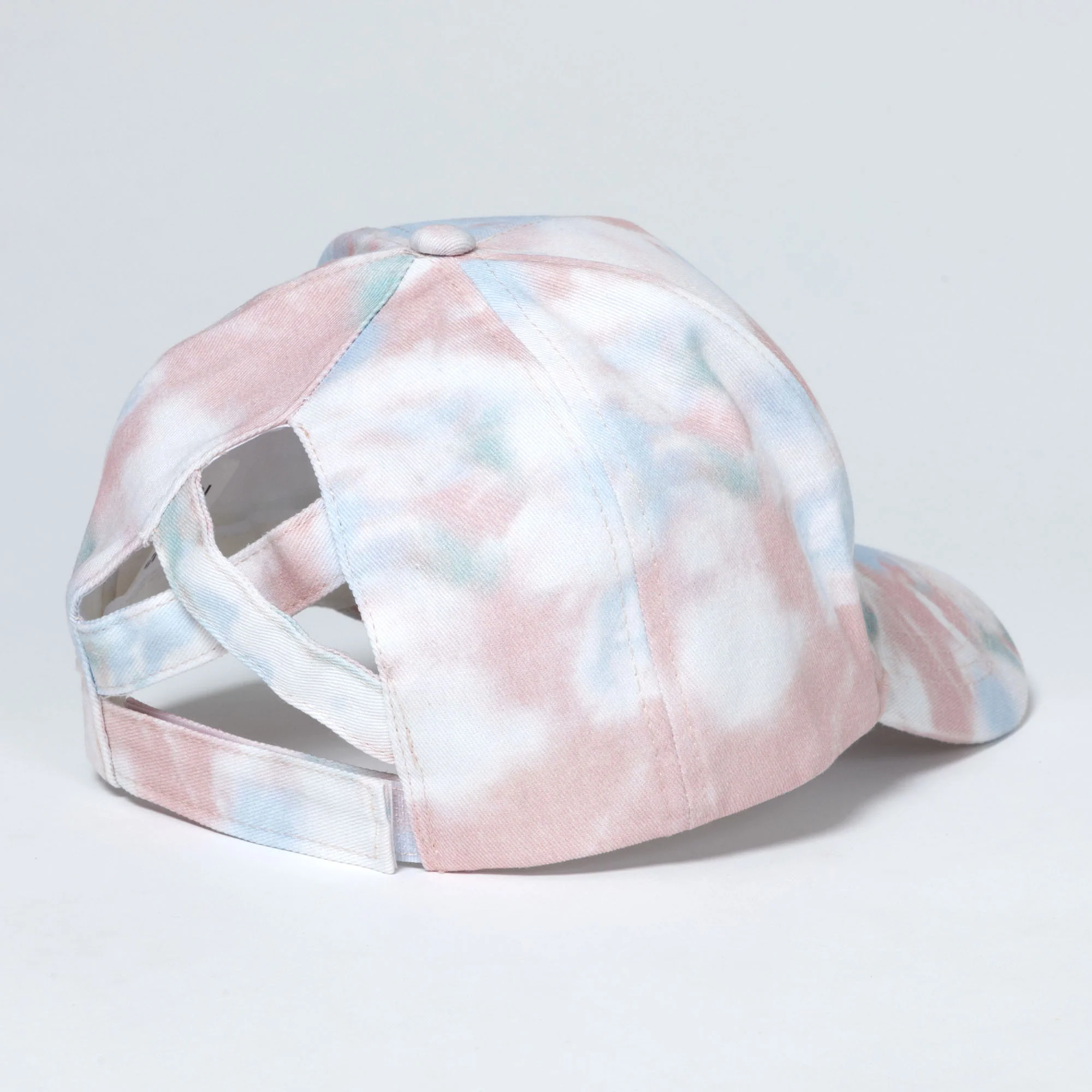 Paw Print Tie-Dye Ponytail Hat - Image 12