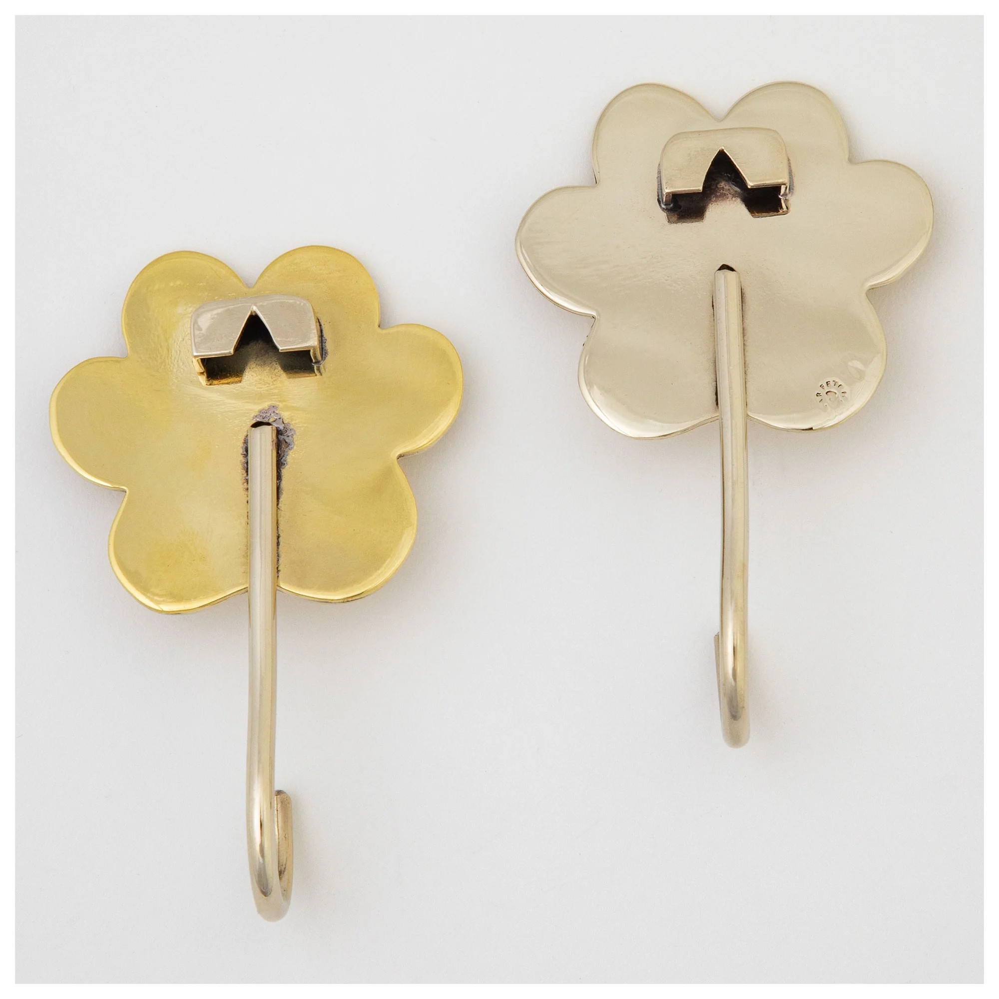 Love You Paw Print Mixed Metal Hook - Set of 2 - Image 2