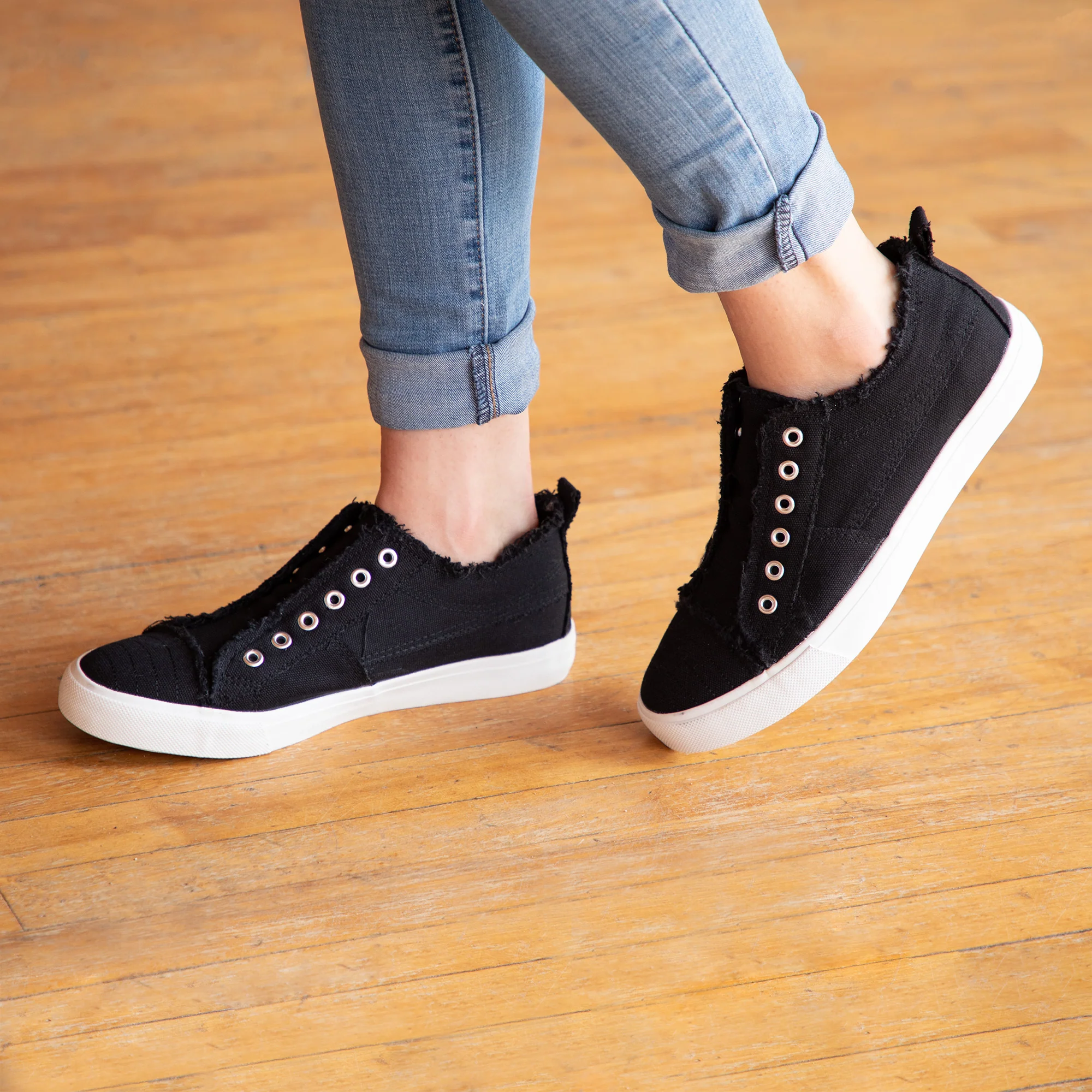 Girlie Girl&trade; Slip-On Canvas Sneakers - Image 2