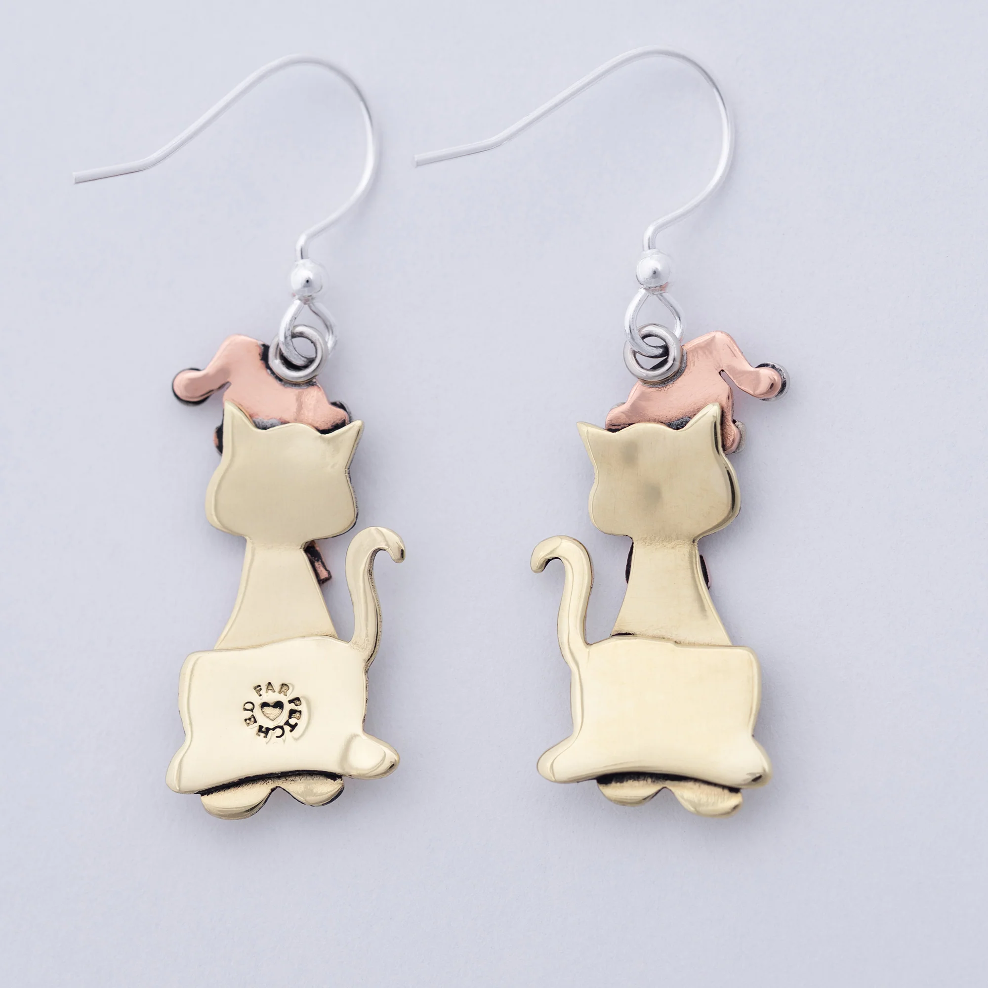 Holiday Pet Mixed Metal Earrings - Image 4