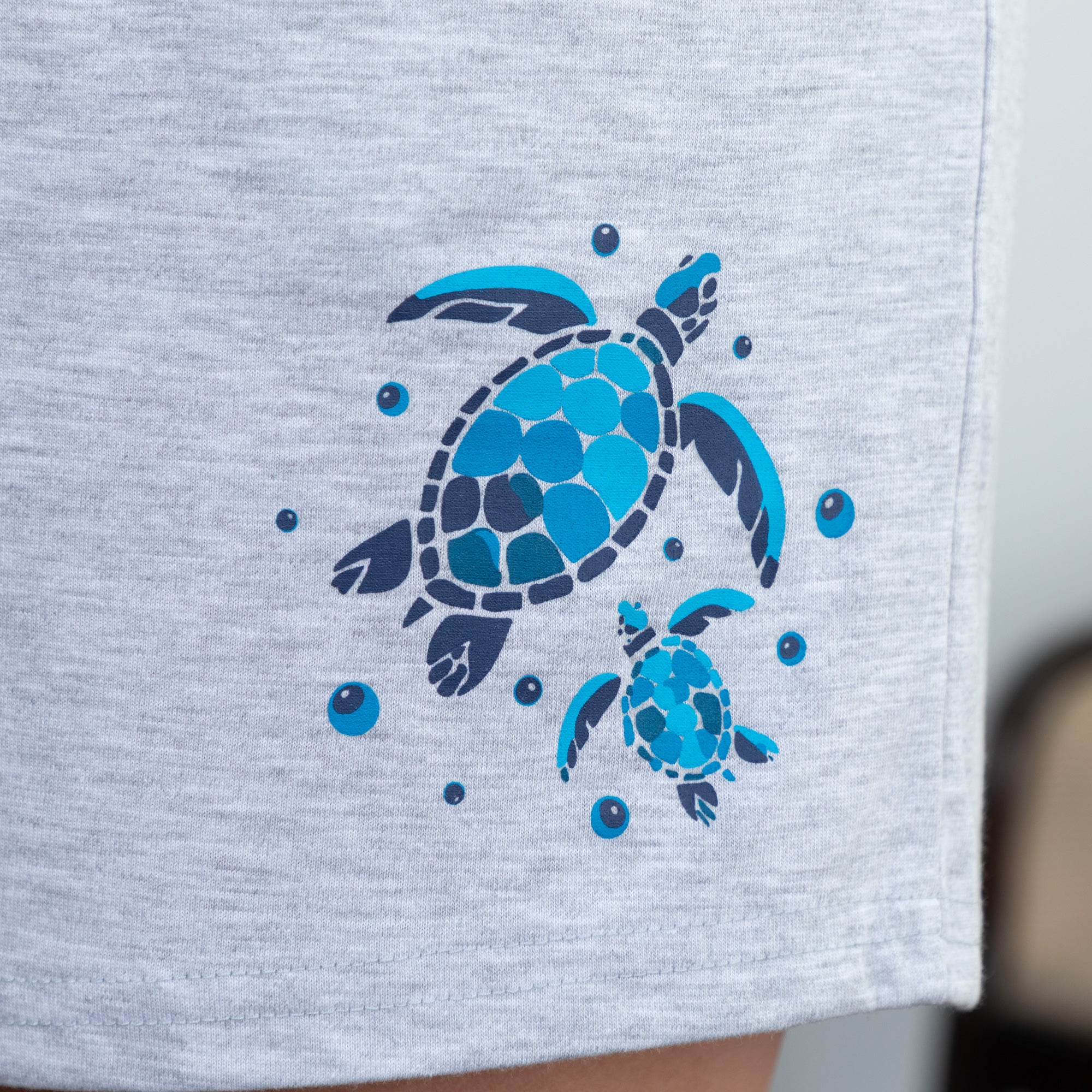 Sea Turtle Casual Cotton Shorts - Image 11