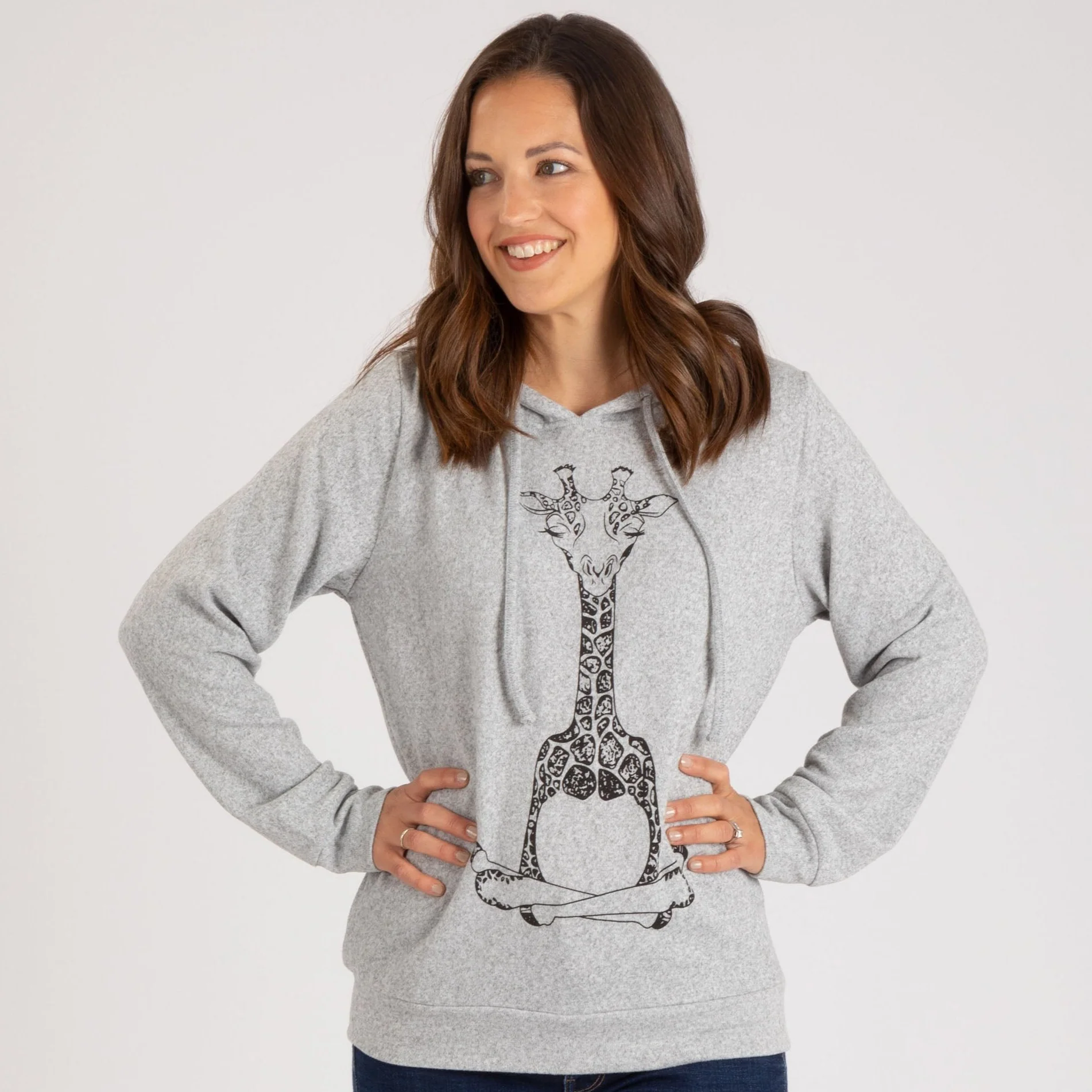 Adorable Print Terry Hoodie - Image 5