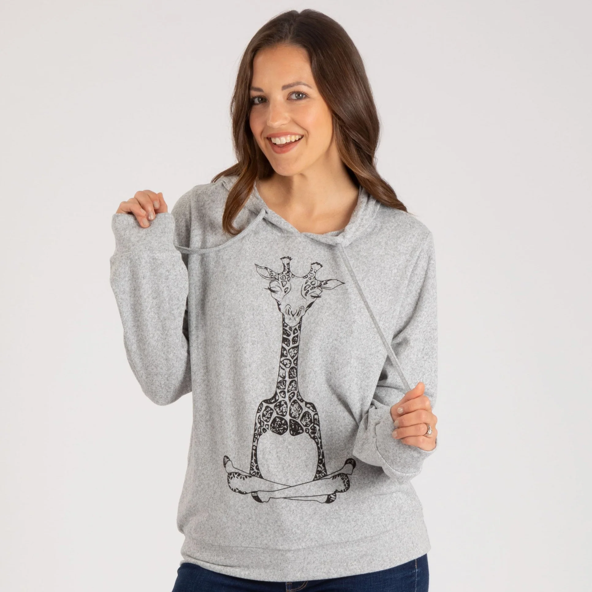 Adorable Print Terry Hoodie - Image 6