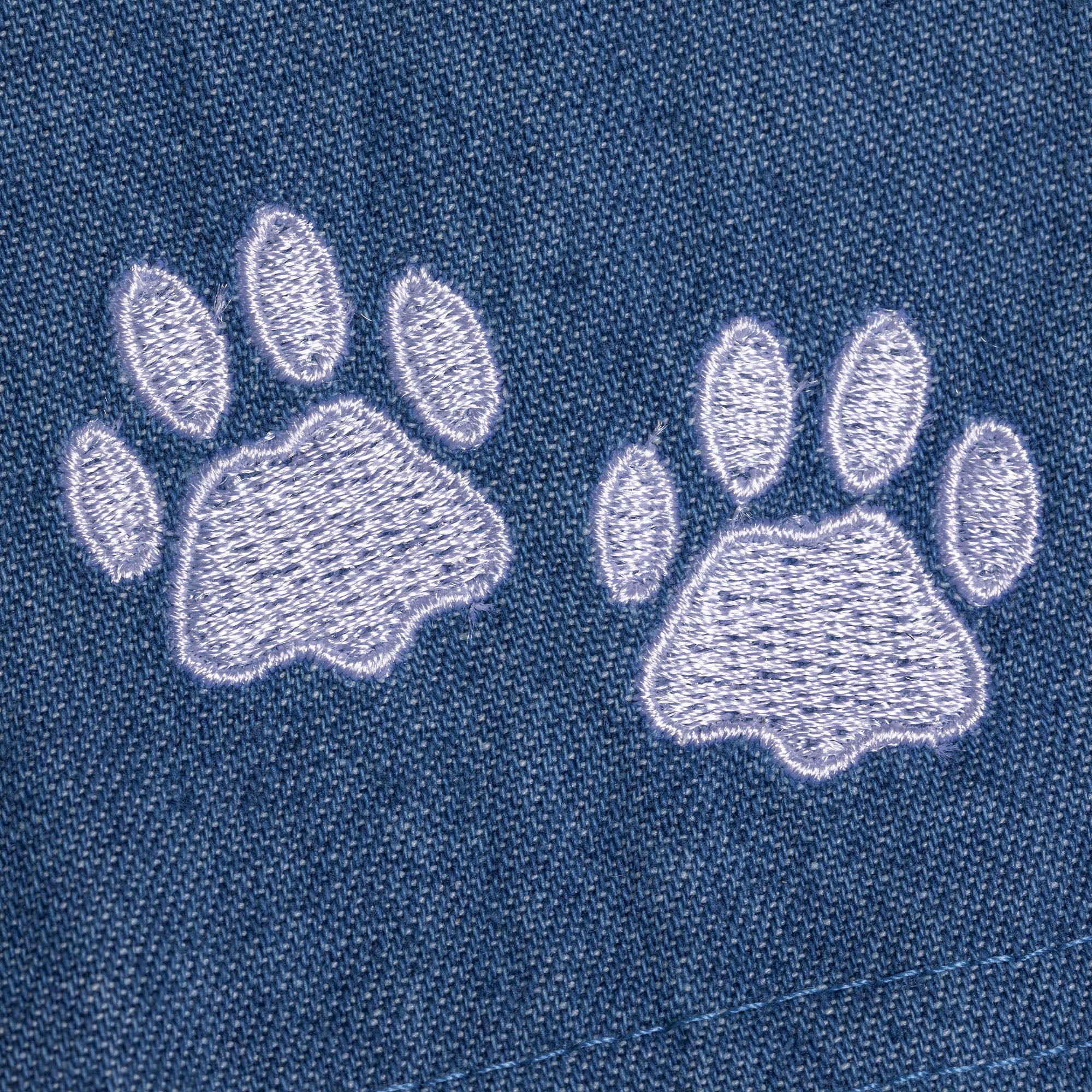 Denim Paw Print Capri Pants - Image 6
