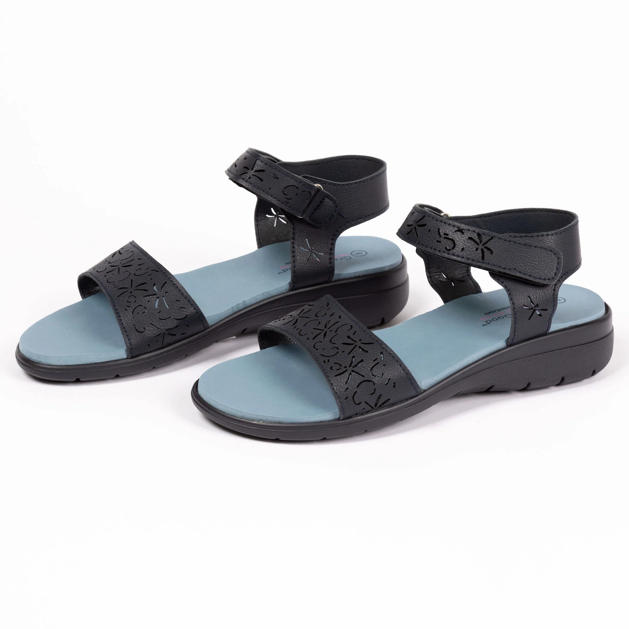 Strappy Cutout Dragonfly Sandals - Image 5