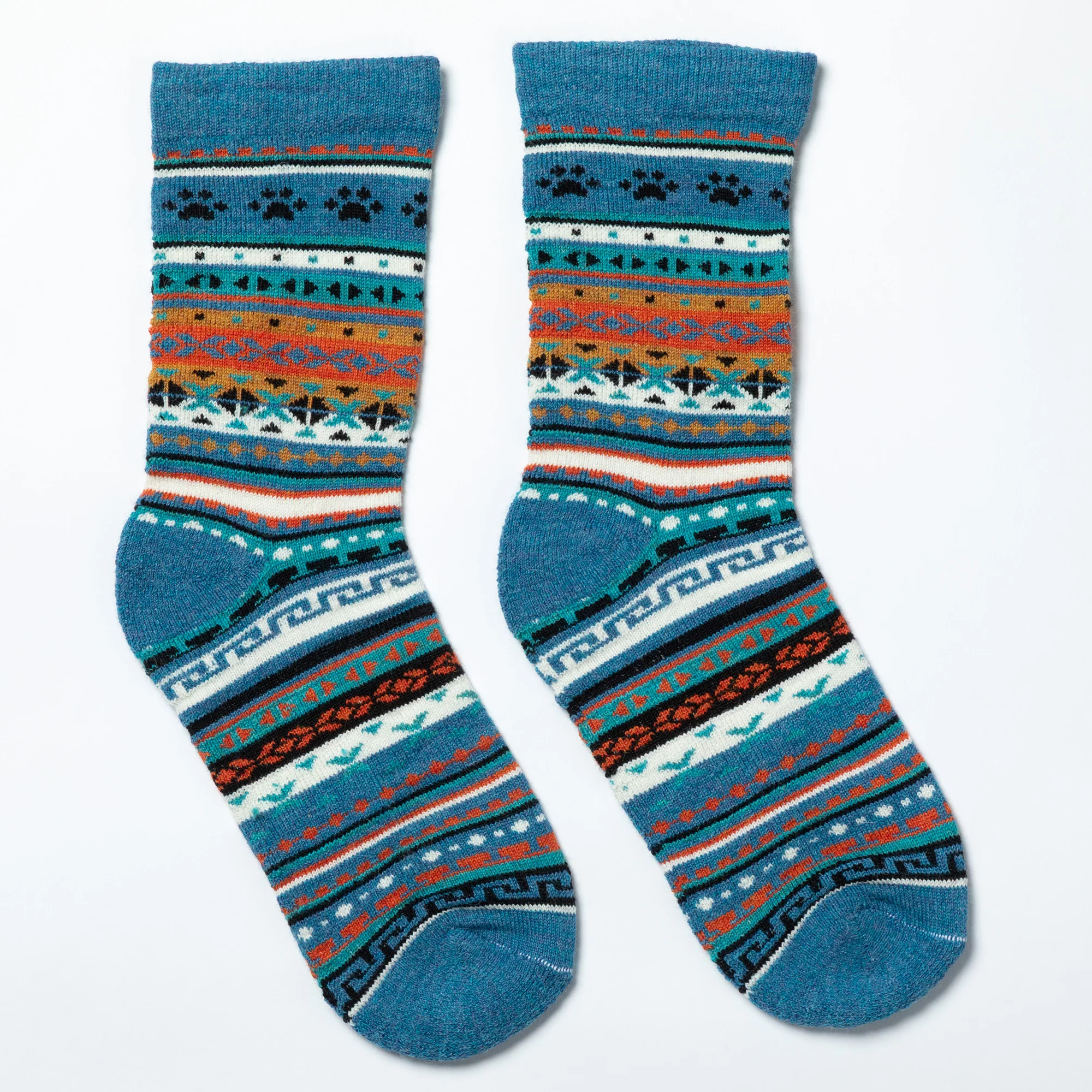 Paw Print Alpaca Crew Socks - Image 10