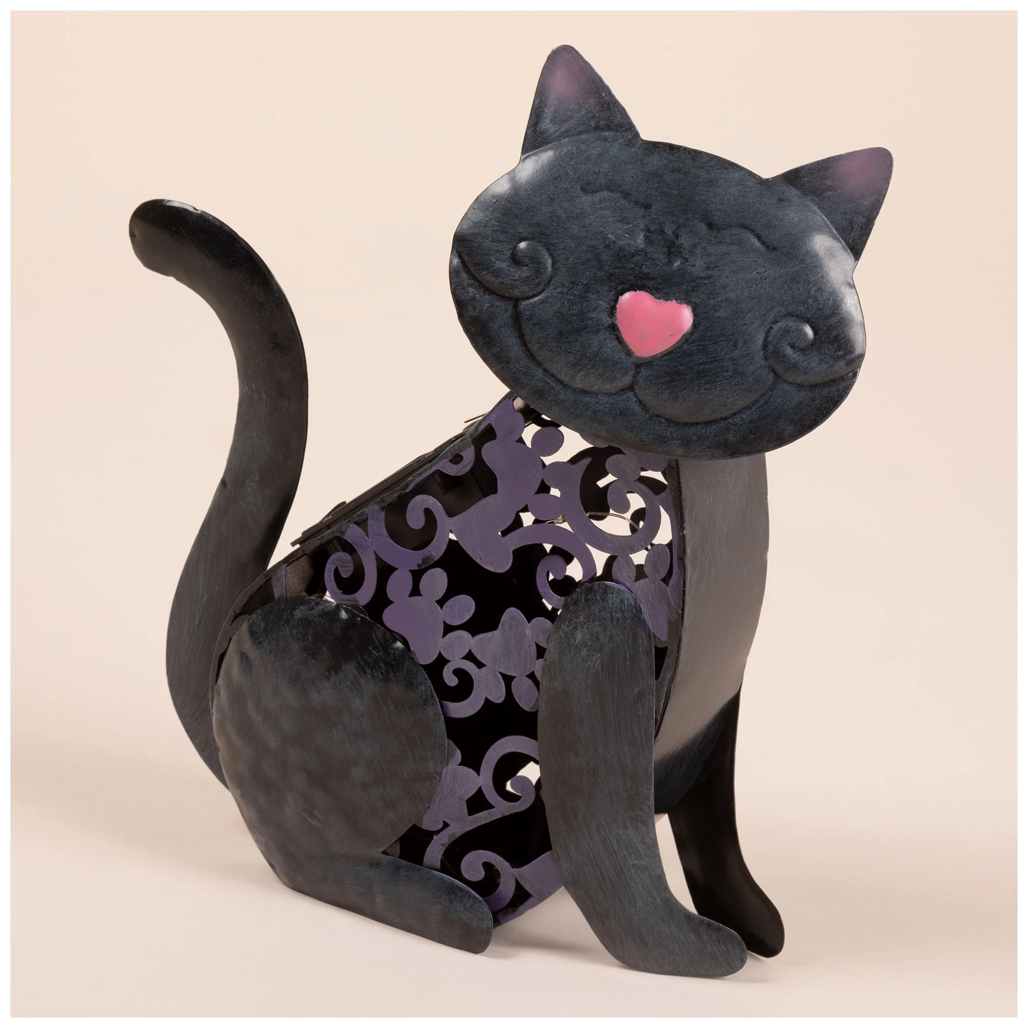 Pet Metal Solar Light Statue - Image 5