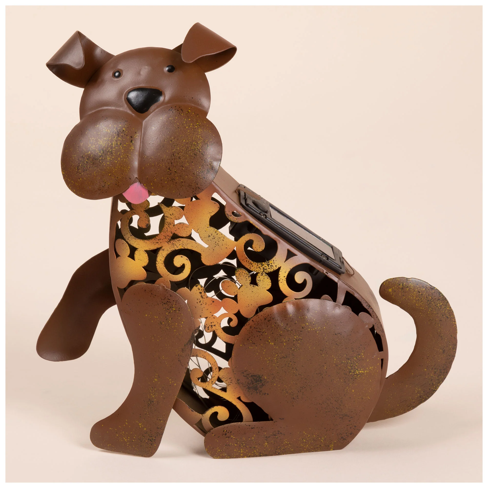 Pet Metal Solar Light Statue - Image 7