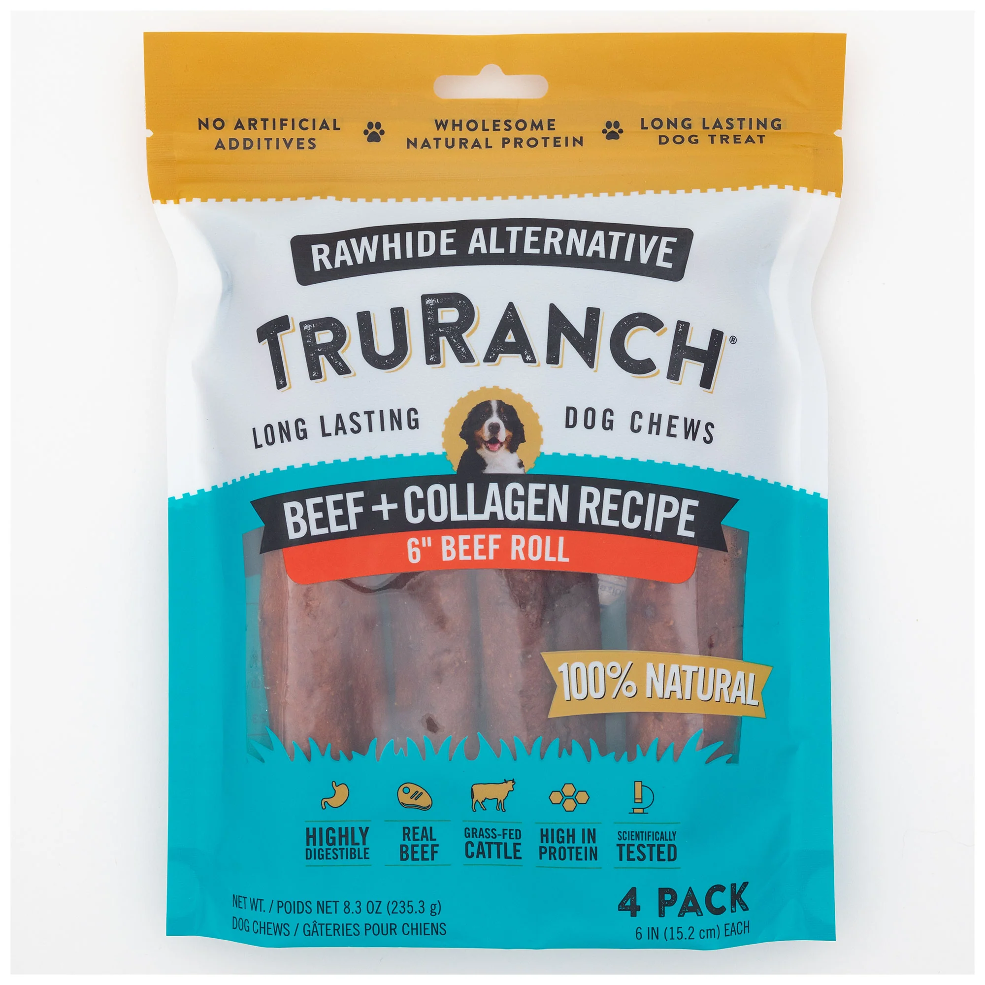 TruRanch&reg; 6-inch Collagen Roll - 4 Pack - Image 6