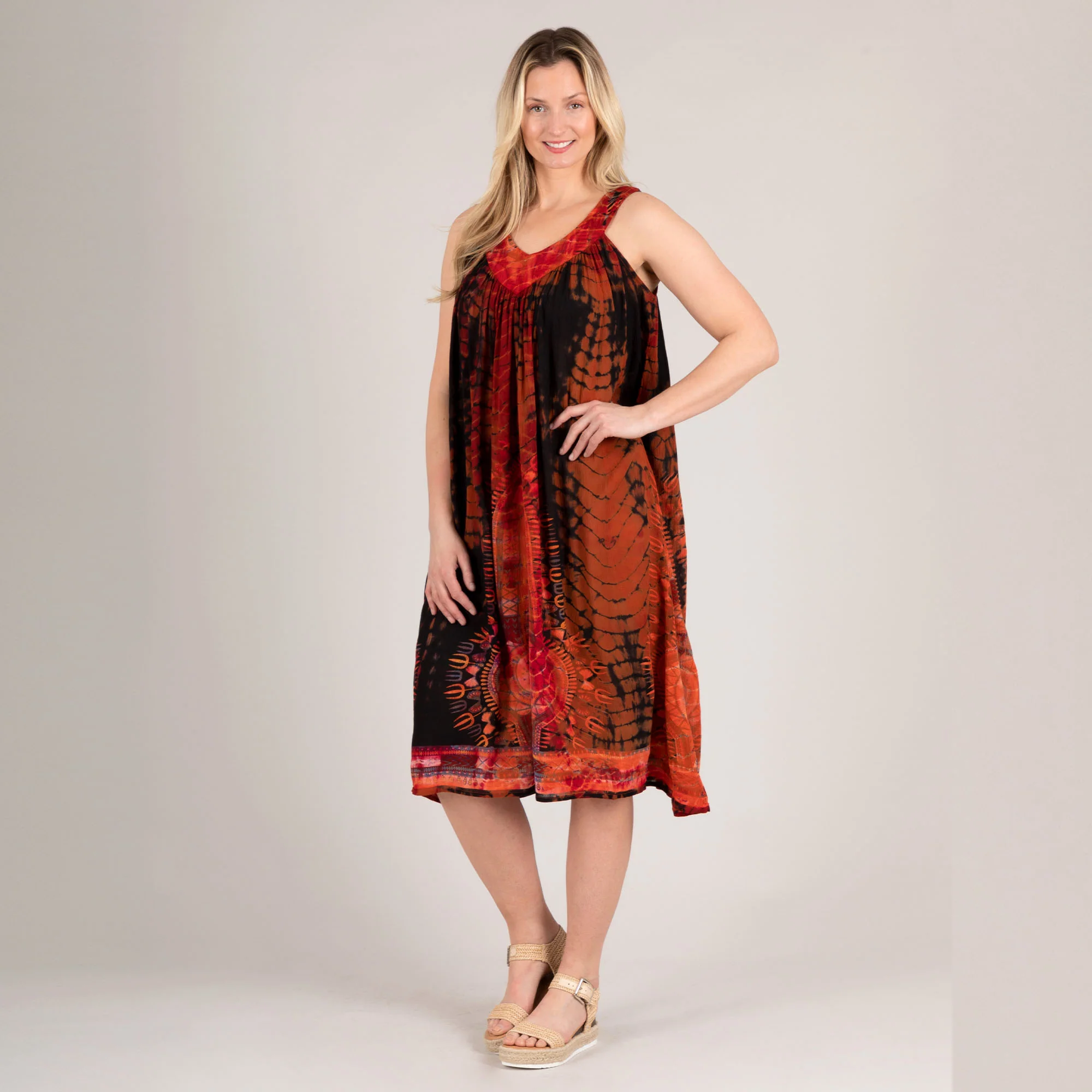 Tie-Dye Midi Tank Dress | Fair Trade - Image 10
