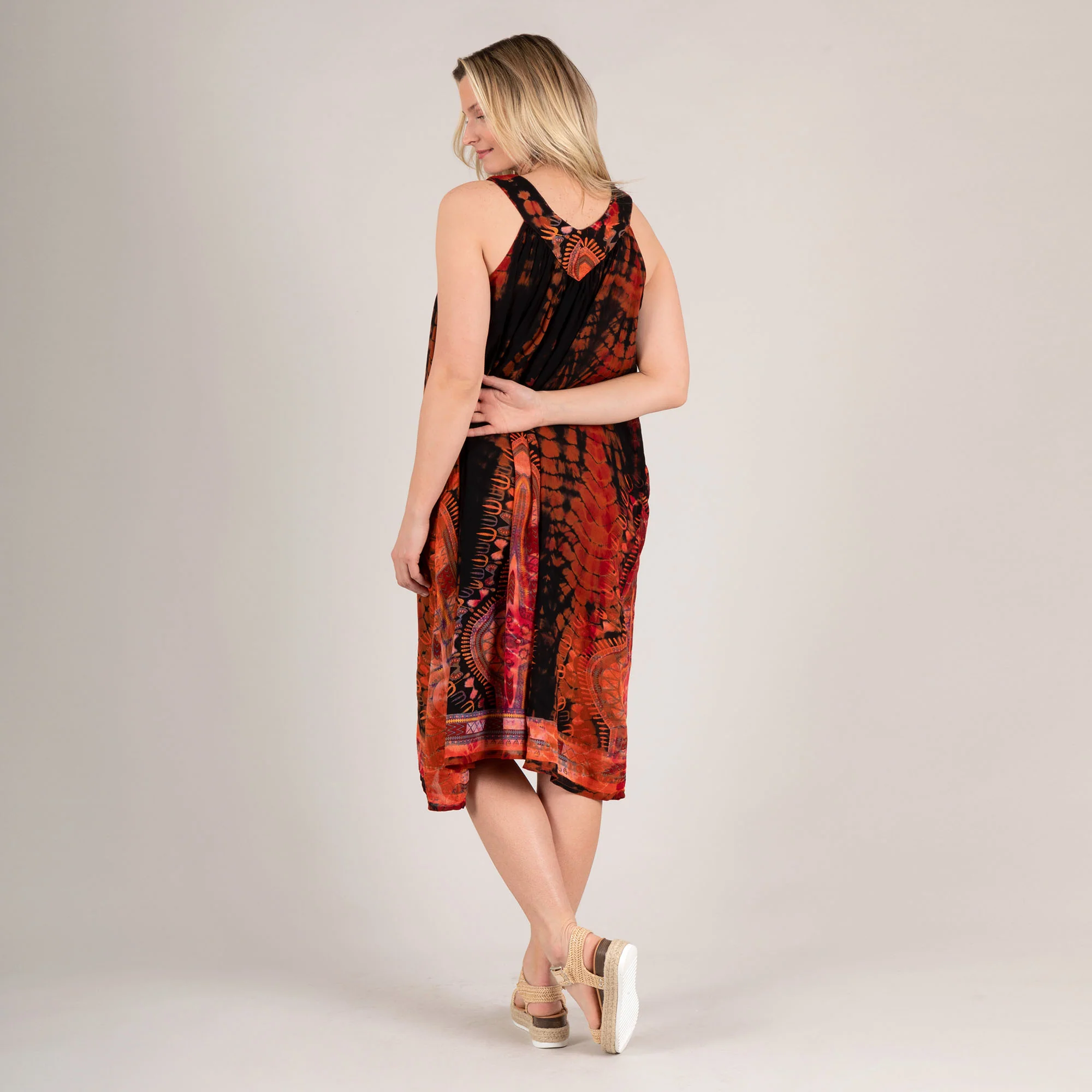 Tie-Dye Midi Tank Dress | Fair Trade - Image 11