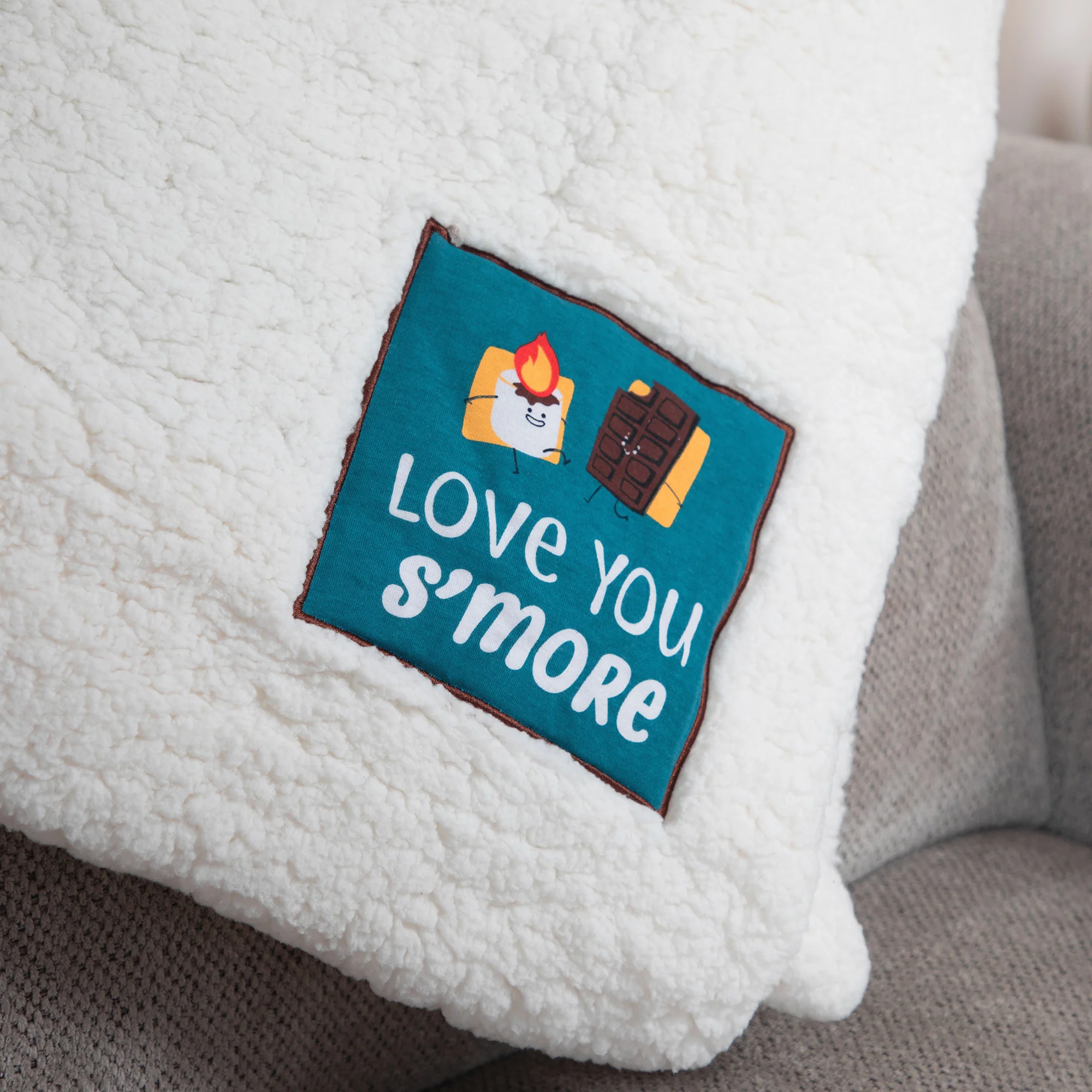 Cozy Fun Plush Sherpa Fleece Blanket - 45-inch x 50-inch - Image 12