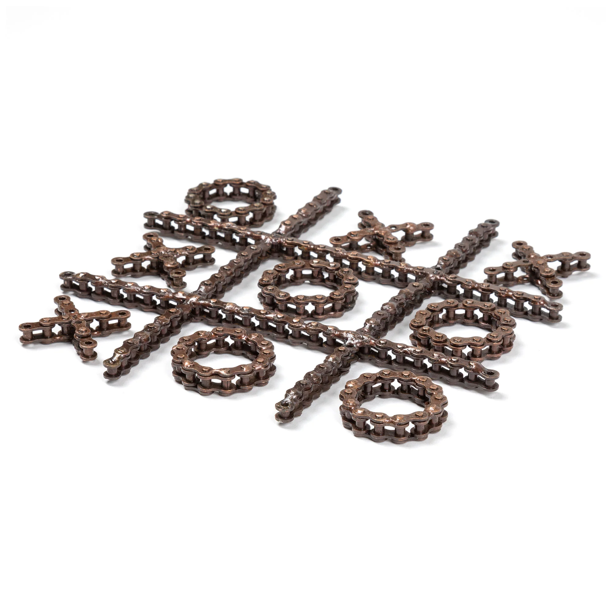 Recycled Bike Gear Tic-Tac-Toe Set - Image 2