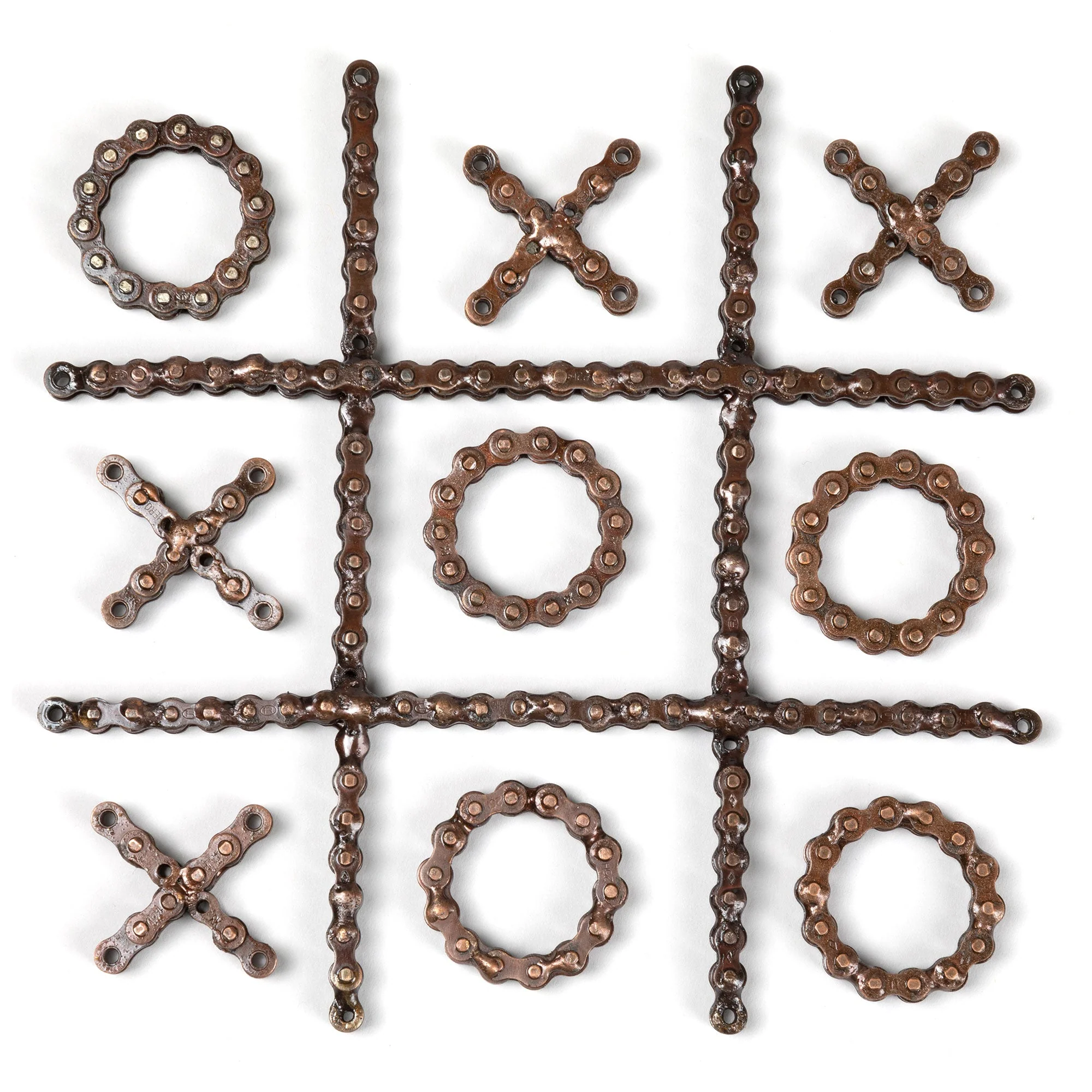 Recycled Bike Gear Tic-Tac-Toe Set - Image 6