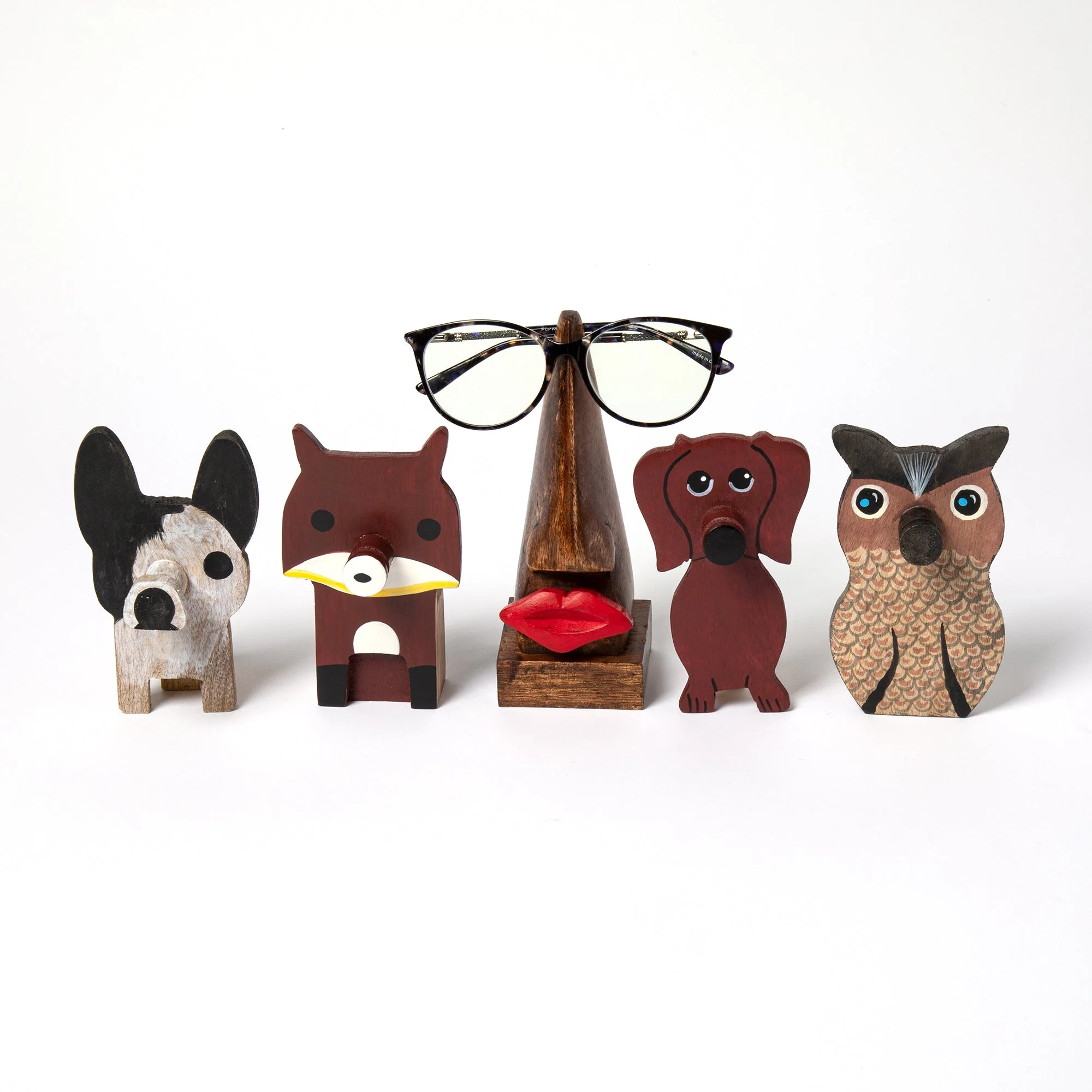 Animal Noses Wooden Glasses Holder - Image 15