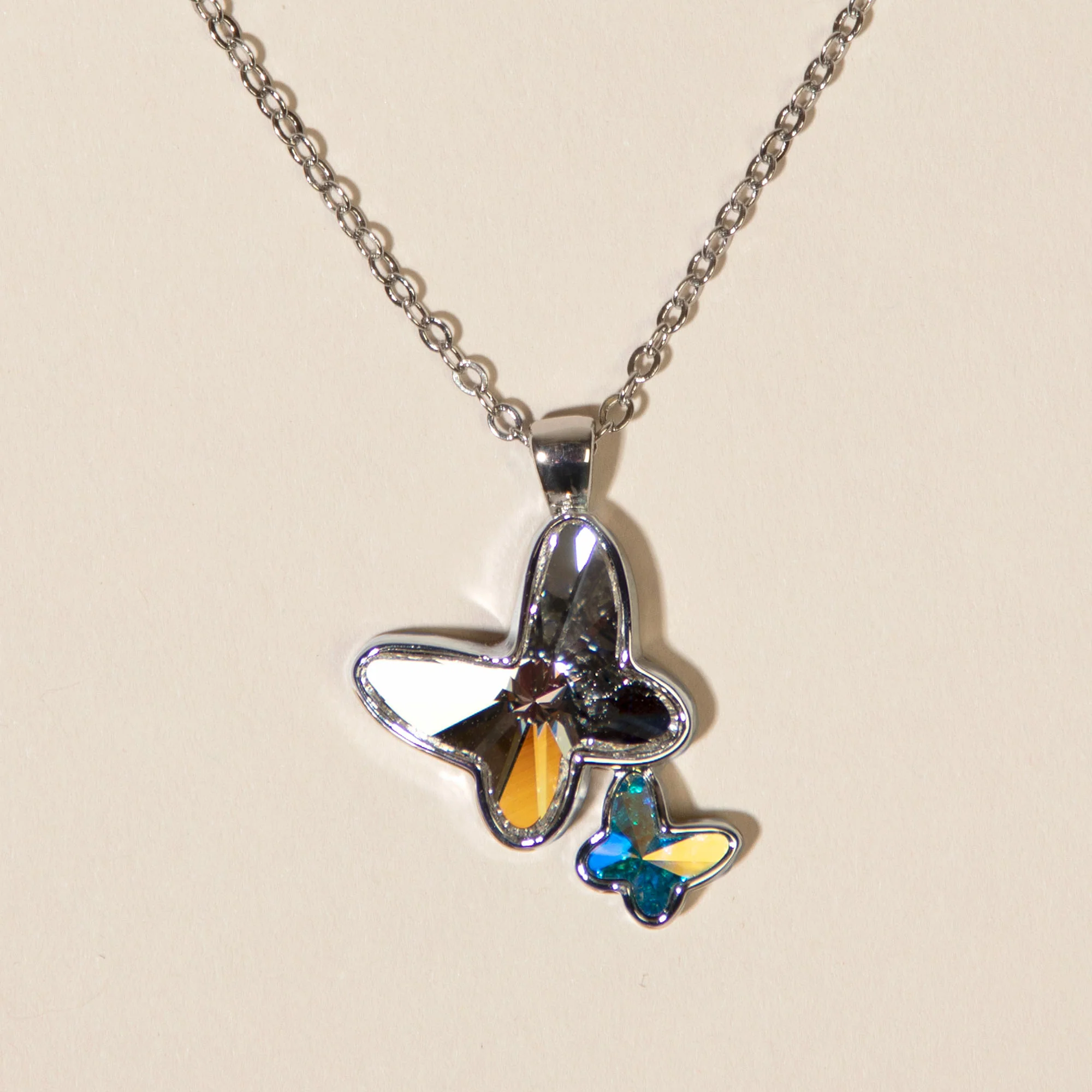 Swarovski Crystal Butterfly Necklace - Image 4