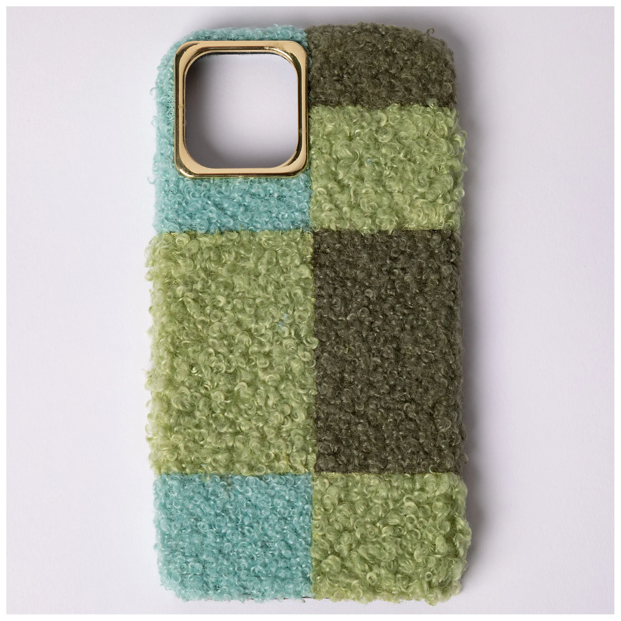 Plush Geometric iPhone 12 Cover - Image 2