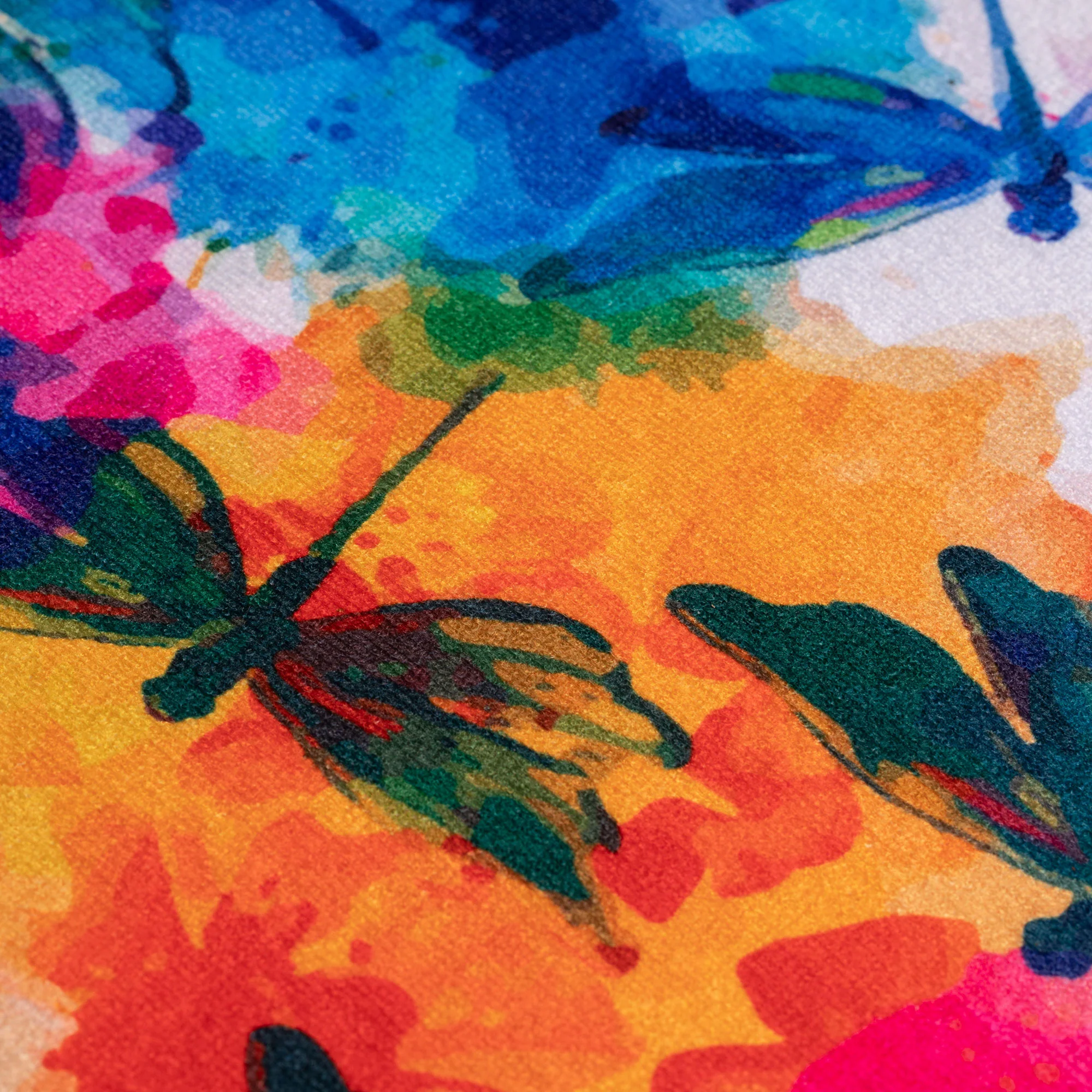 Watercolor Dragonfly Dish Drying Mat - Image 5