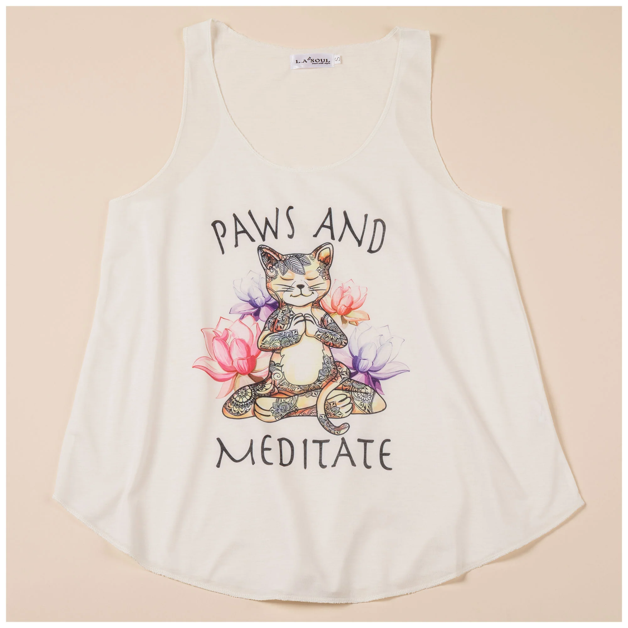 Paws To Meditate Tank Top - Image 11