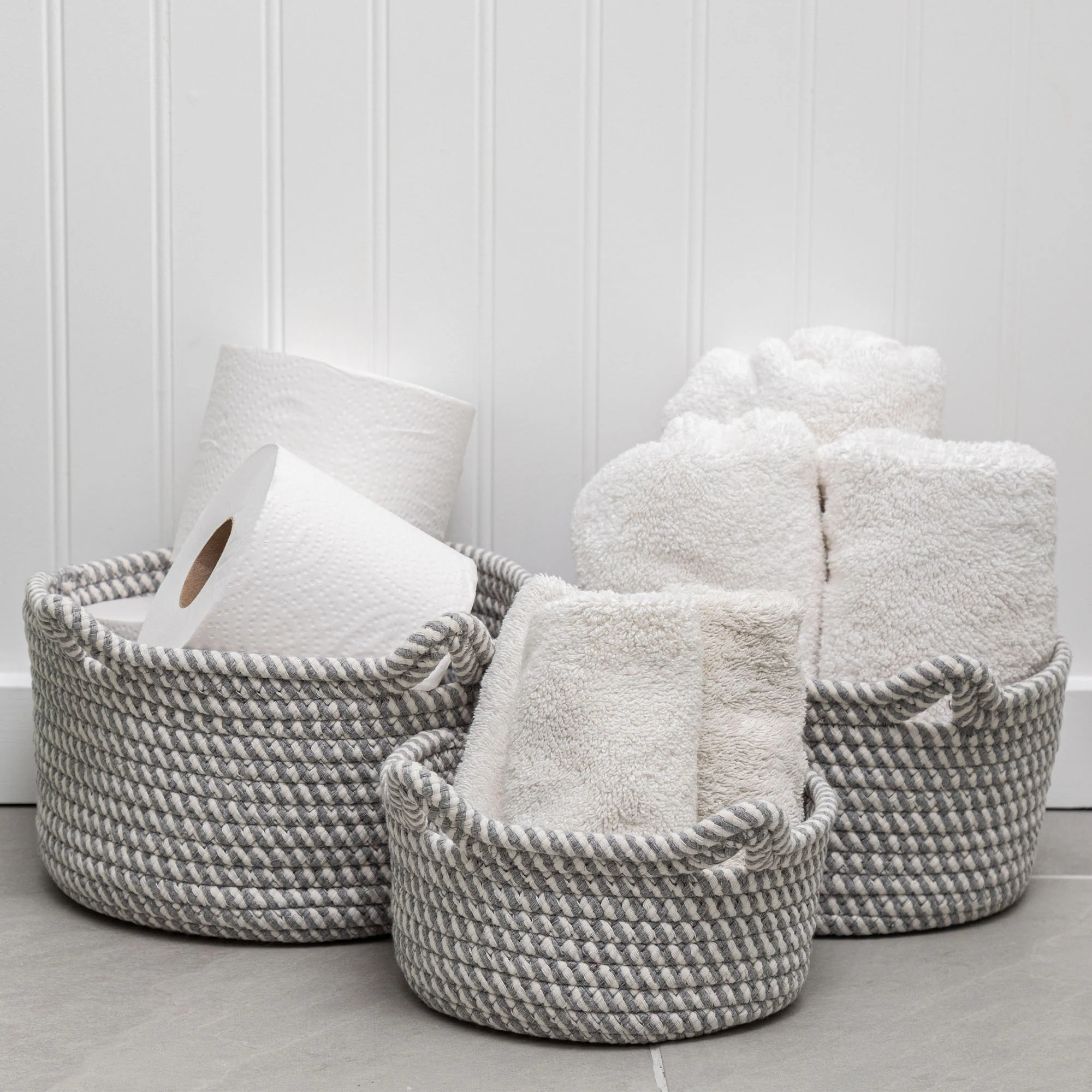 Nesting Cat Storage Baskets - Set of 3 - Image 4