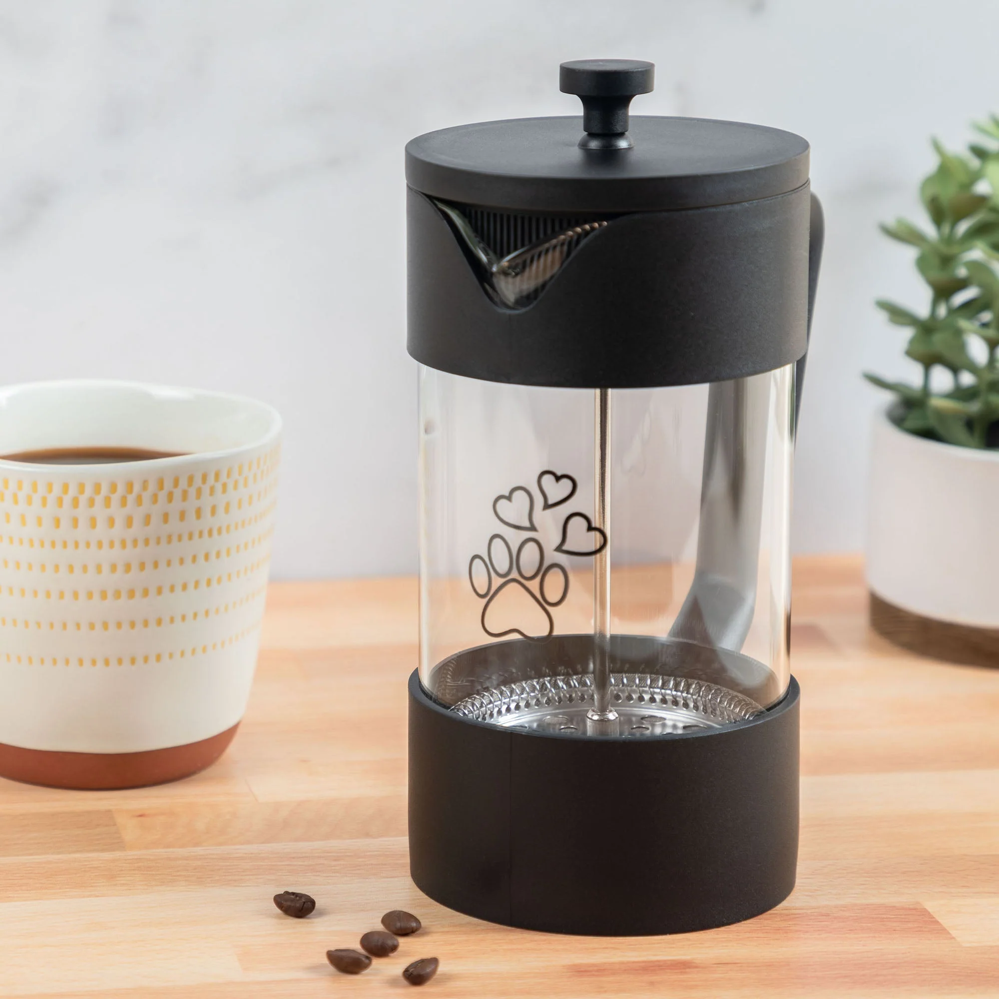 For the Love of Coffee & Paws French Press - Image 11