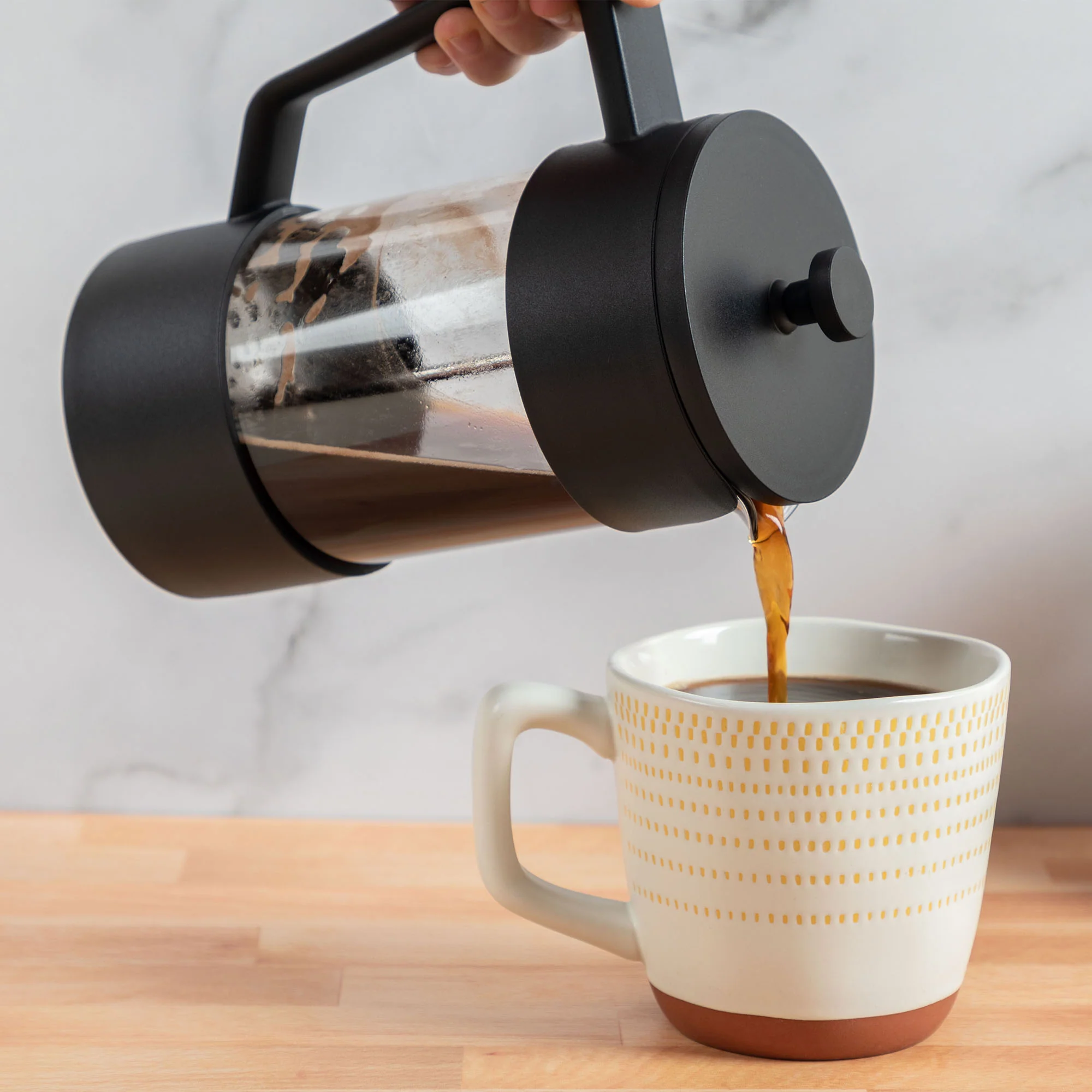 For the Love of Coffee & Paws French Press - Image 2