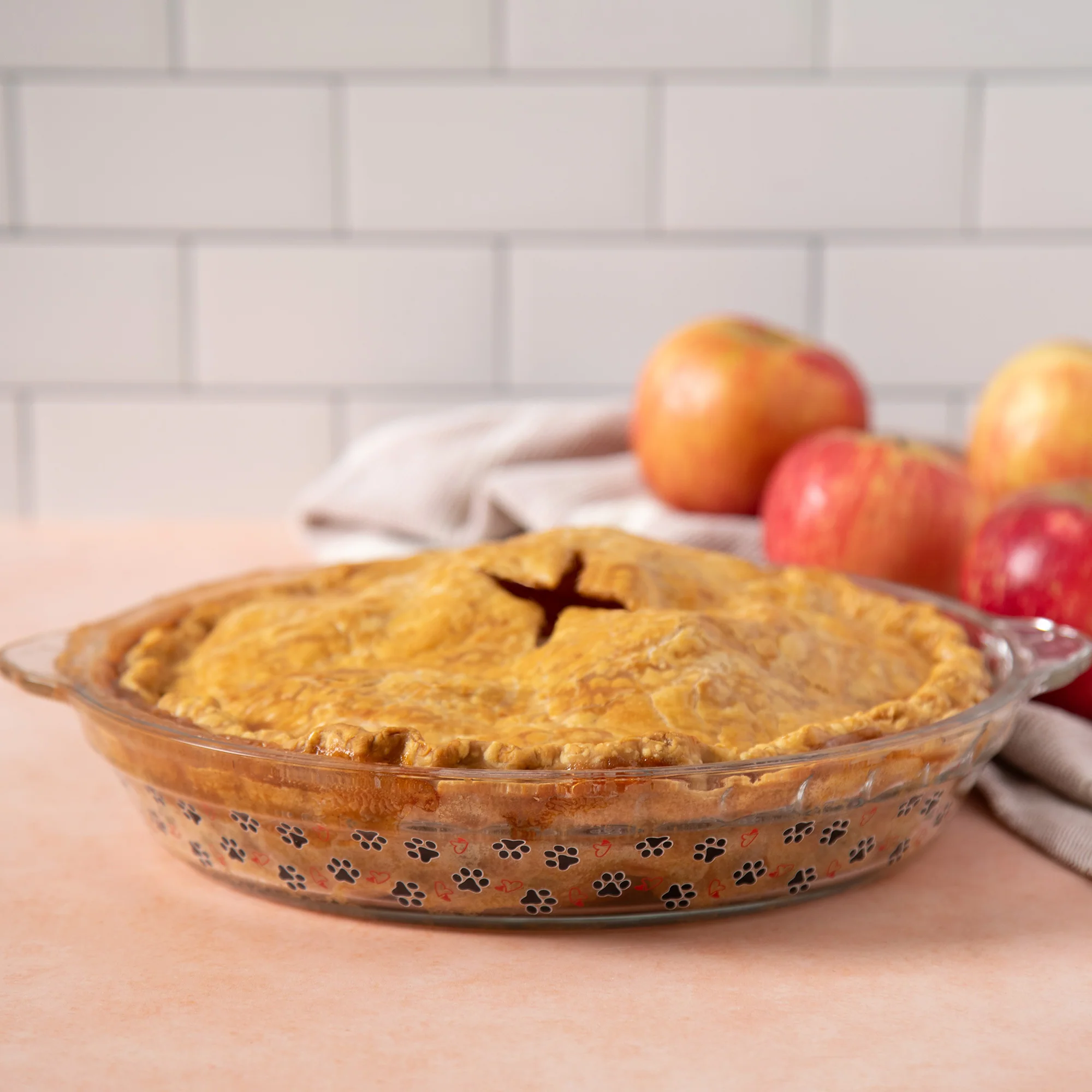 Paws Delight Glass Pie Plate - Image 8