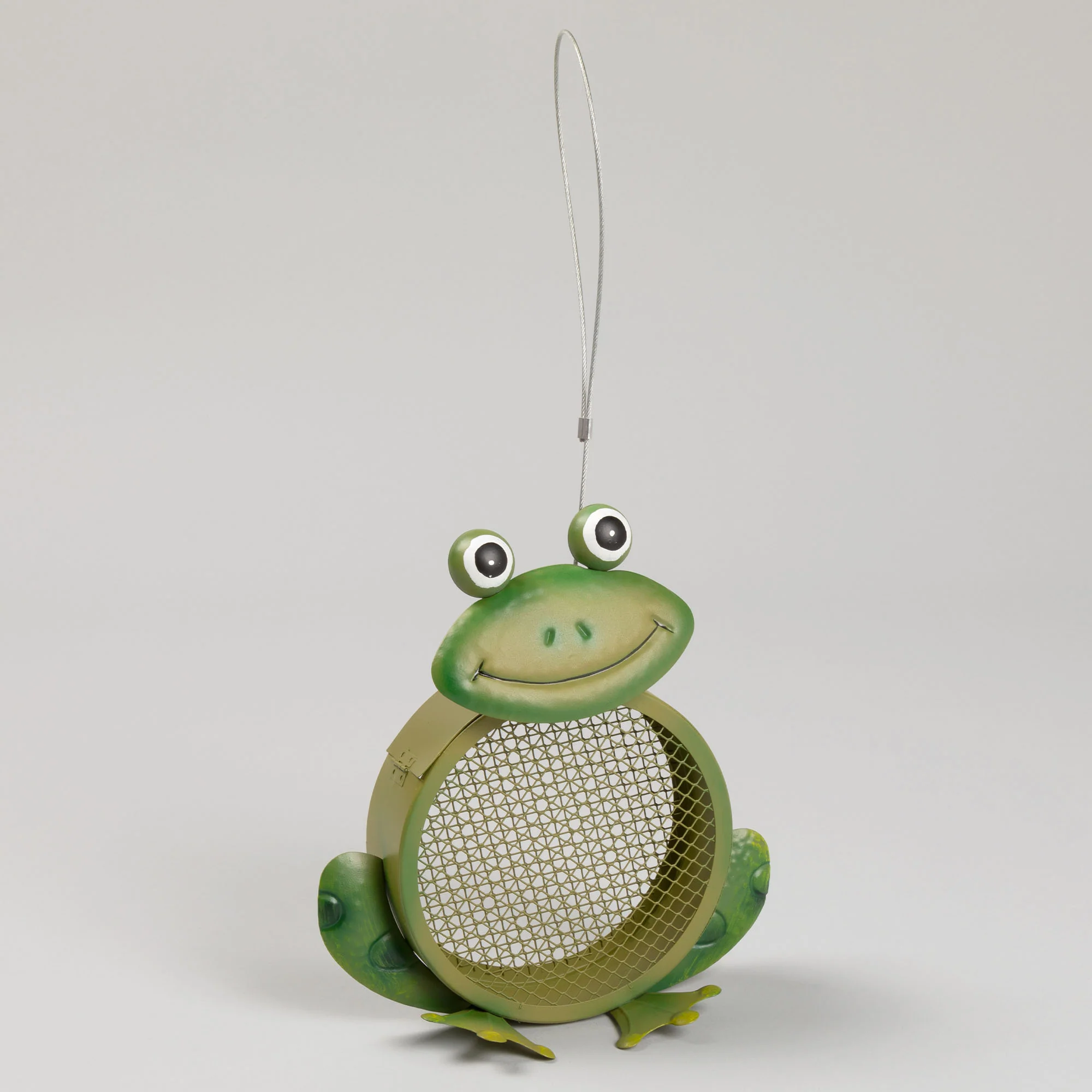 Hanging Mesh Frog Bird Feeder - Image 3