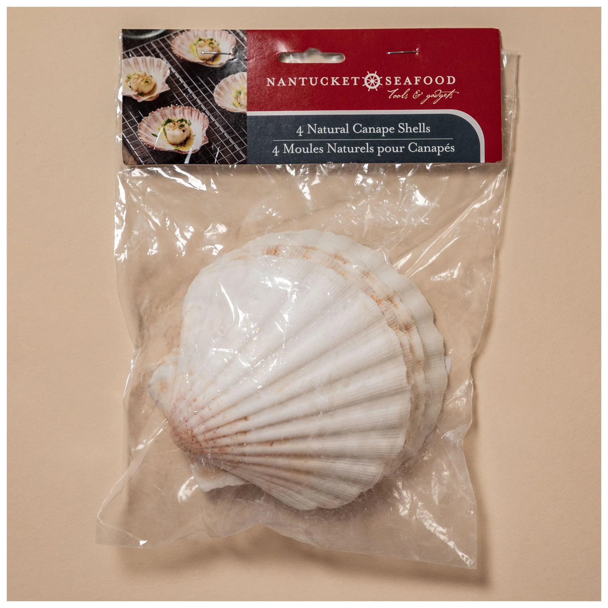 Nantucket Seafood Natural Canape Shells - Set of 4 - Image 5