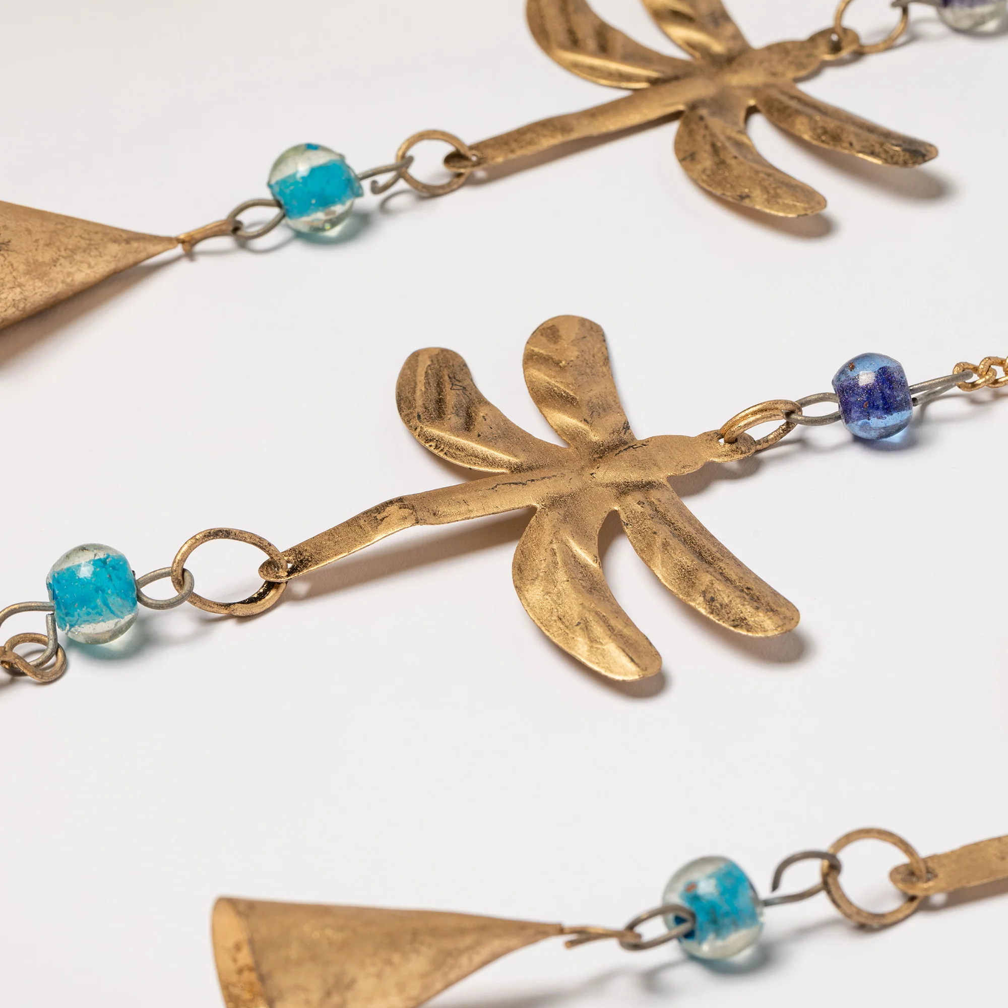 Dragonfly Beaded Iron Wind Chime - Image 3