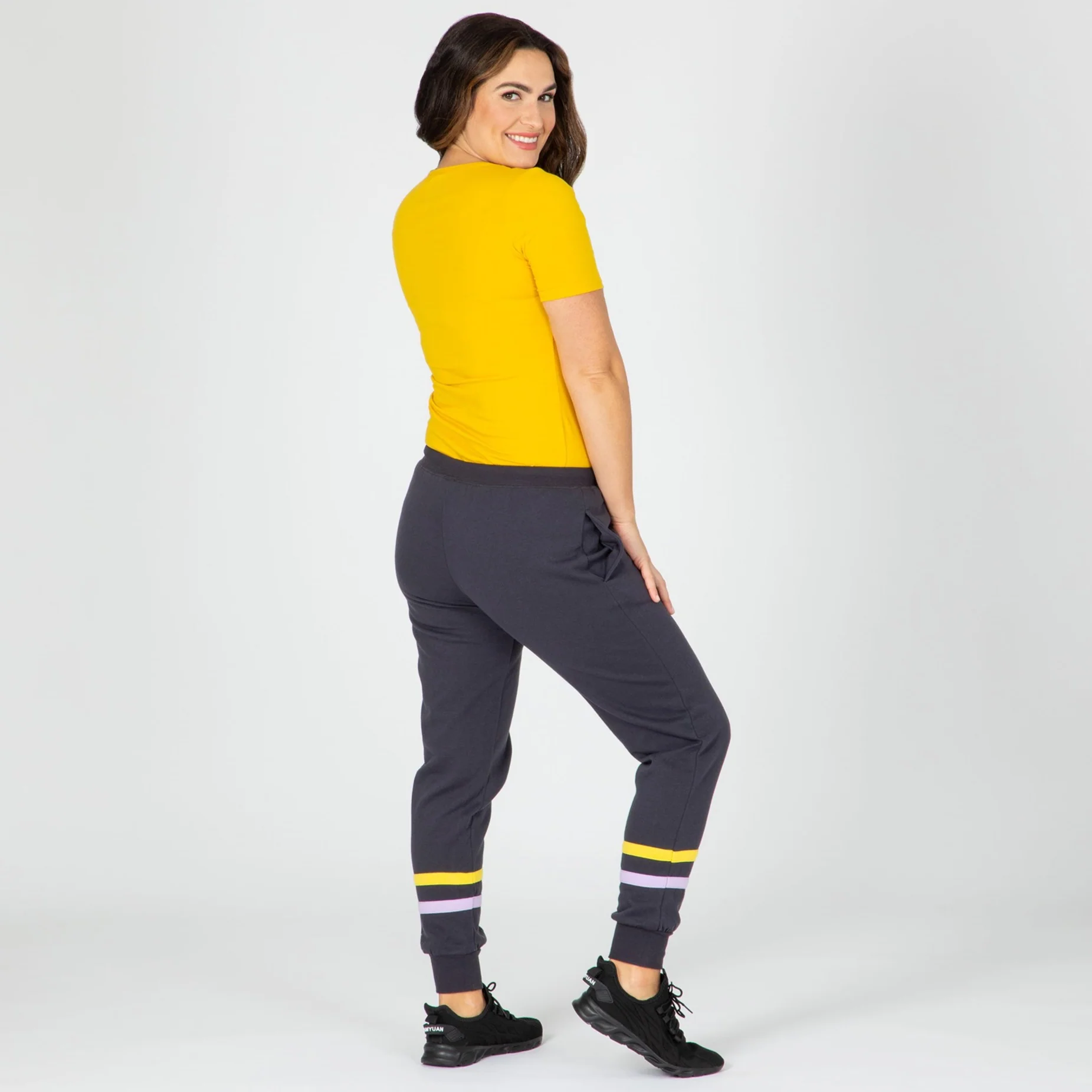 Paw Print Athletic Stripe Sweatpants - Image 9