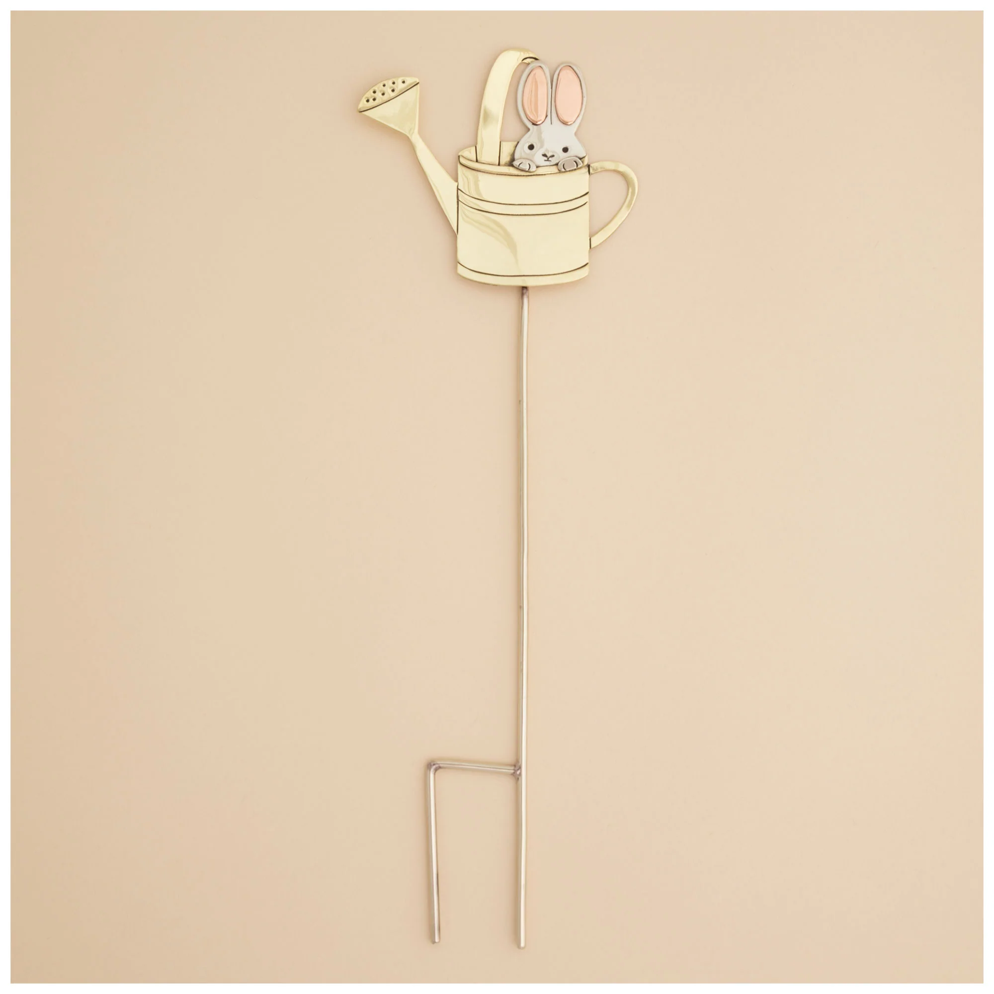 Sweet Bunnies Mixed Metal Plant Stake - Image 3