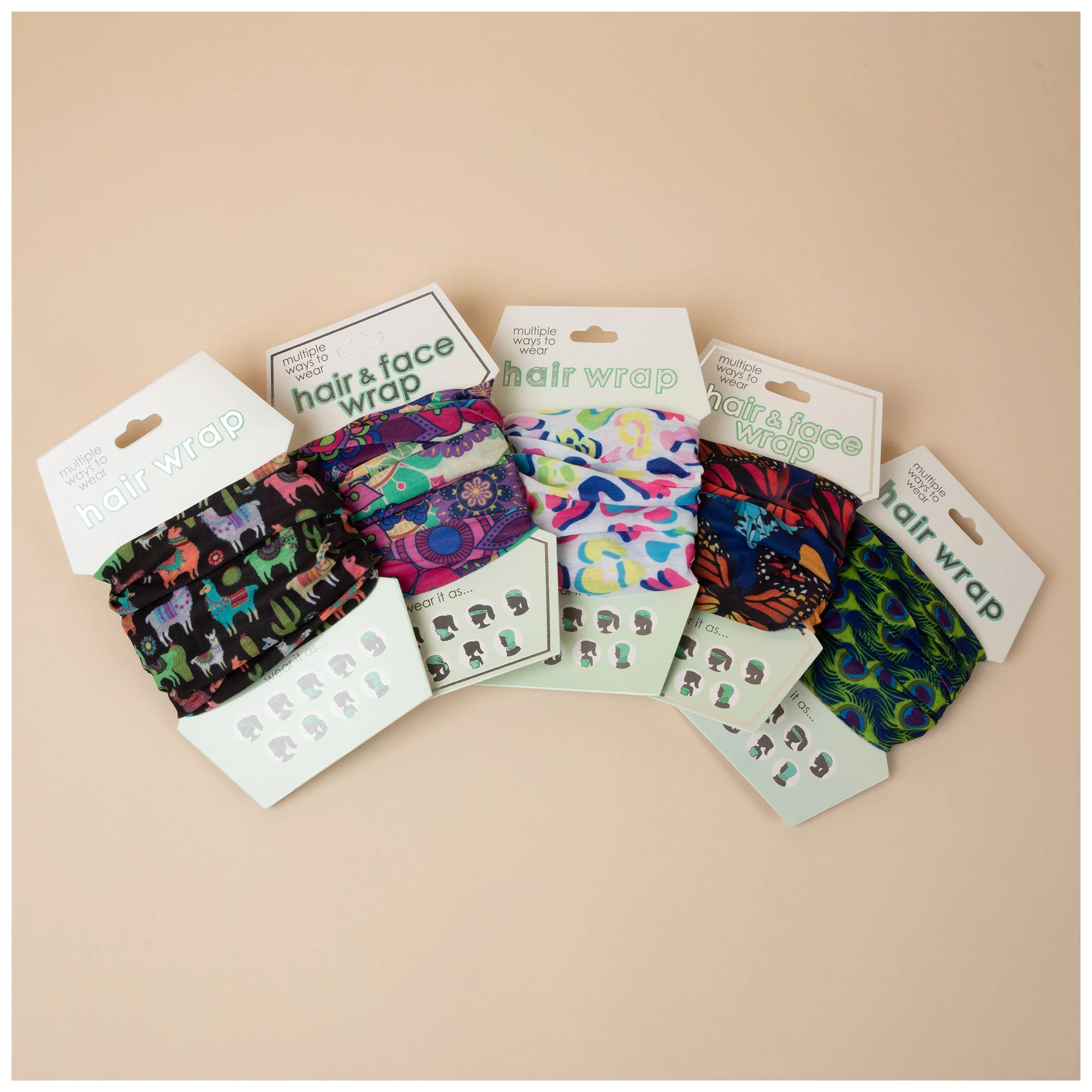 Multi-Colored Hair Wrap - Image 2