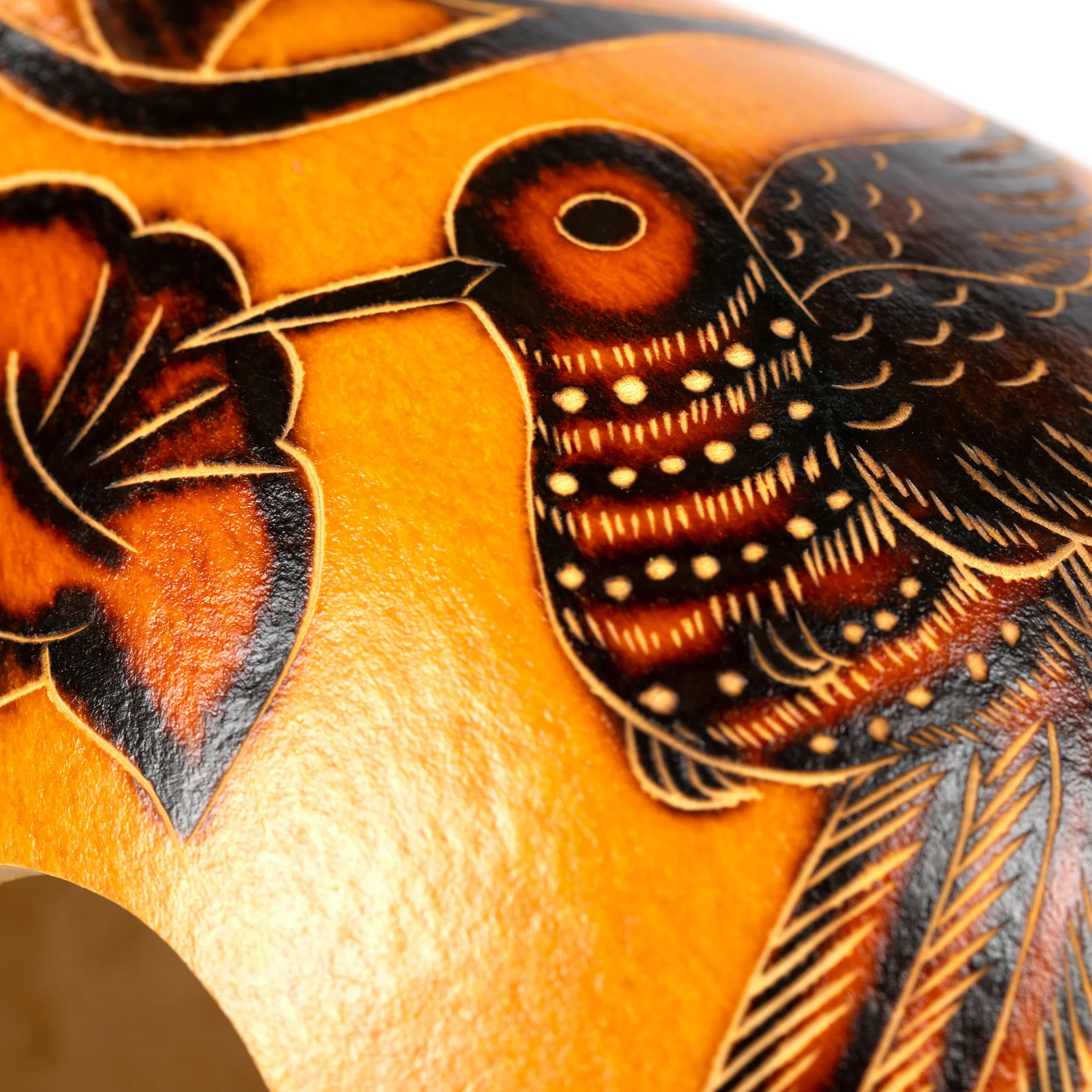 Hand Painted Gourd Birdhouse - Image 17