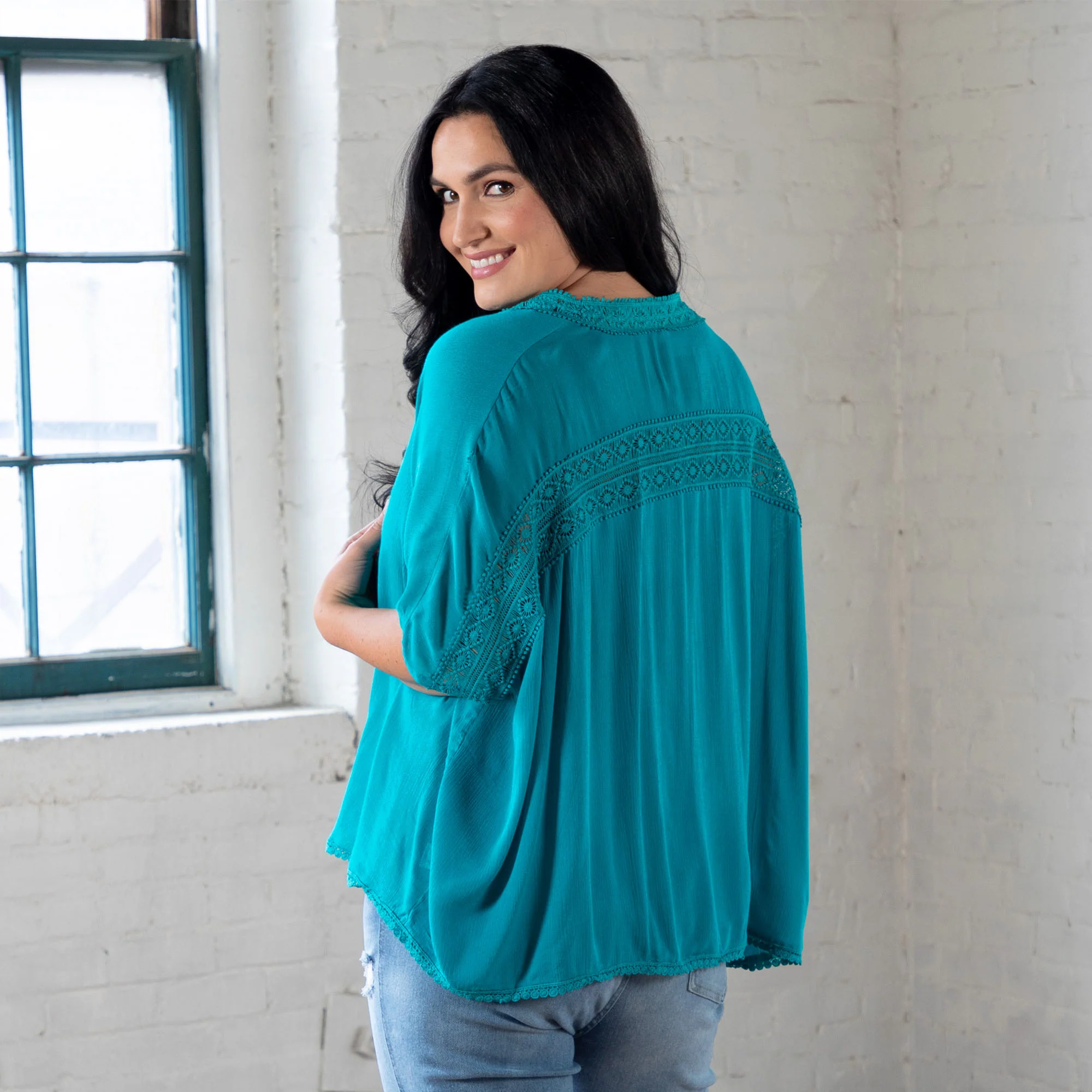 Comfy Sheer Kimono Cardigan - Image 4