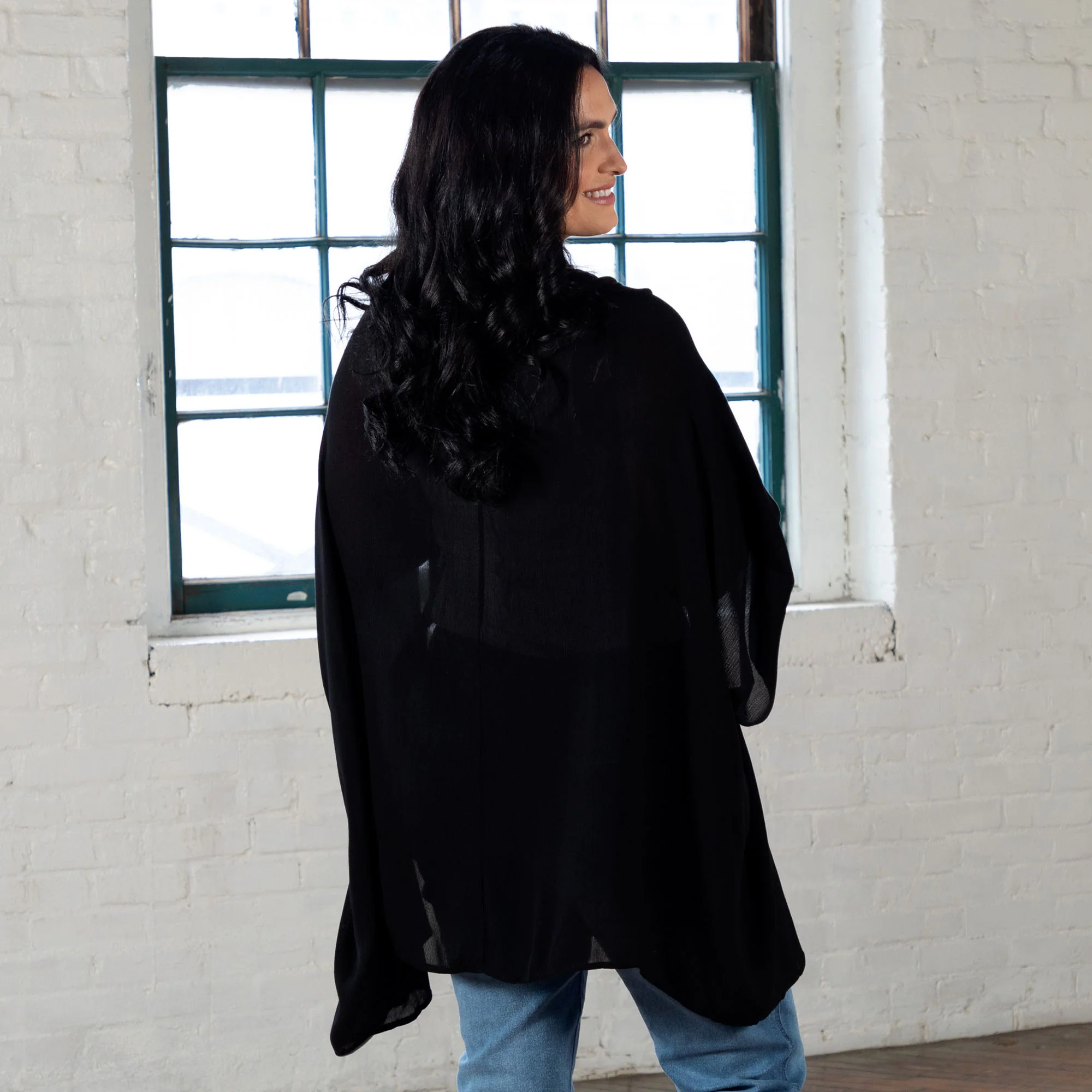 Comfy Sheer Kimono Cover-Up - Image 2