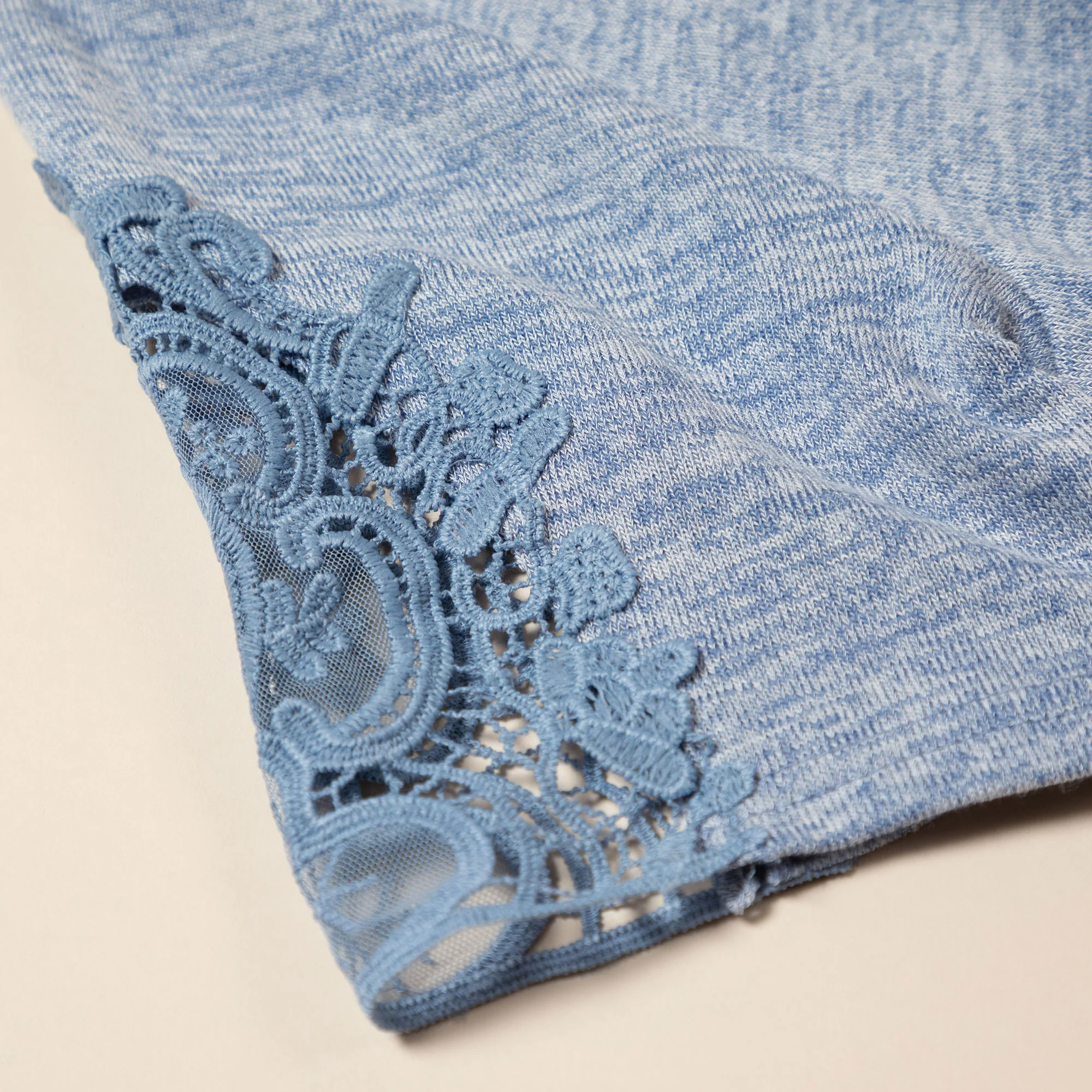 Tie Knot Lace Short Sleeve Shirt - Image 16