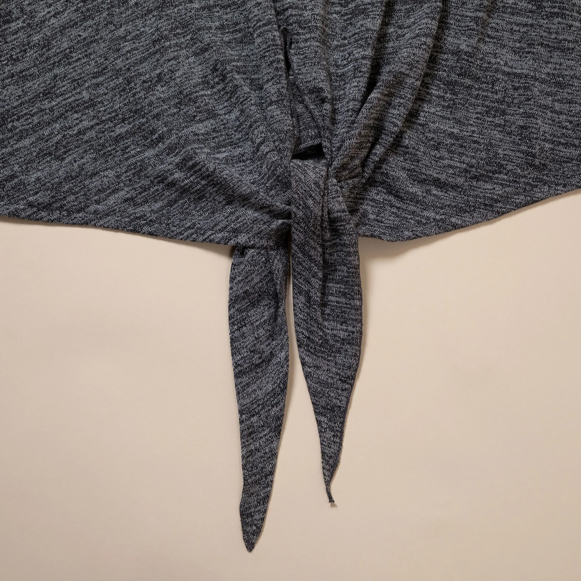 Tie Knot Lace Short Sleeve Shirt - Image 8