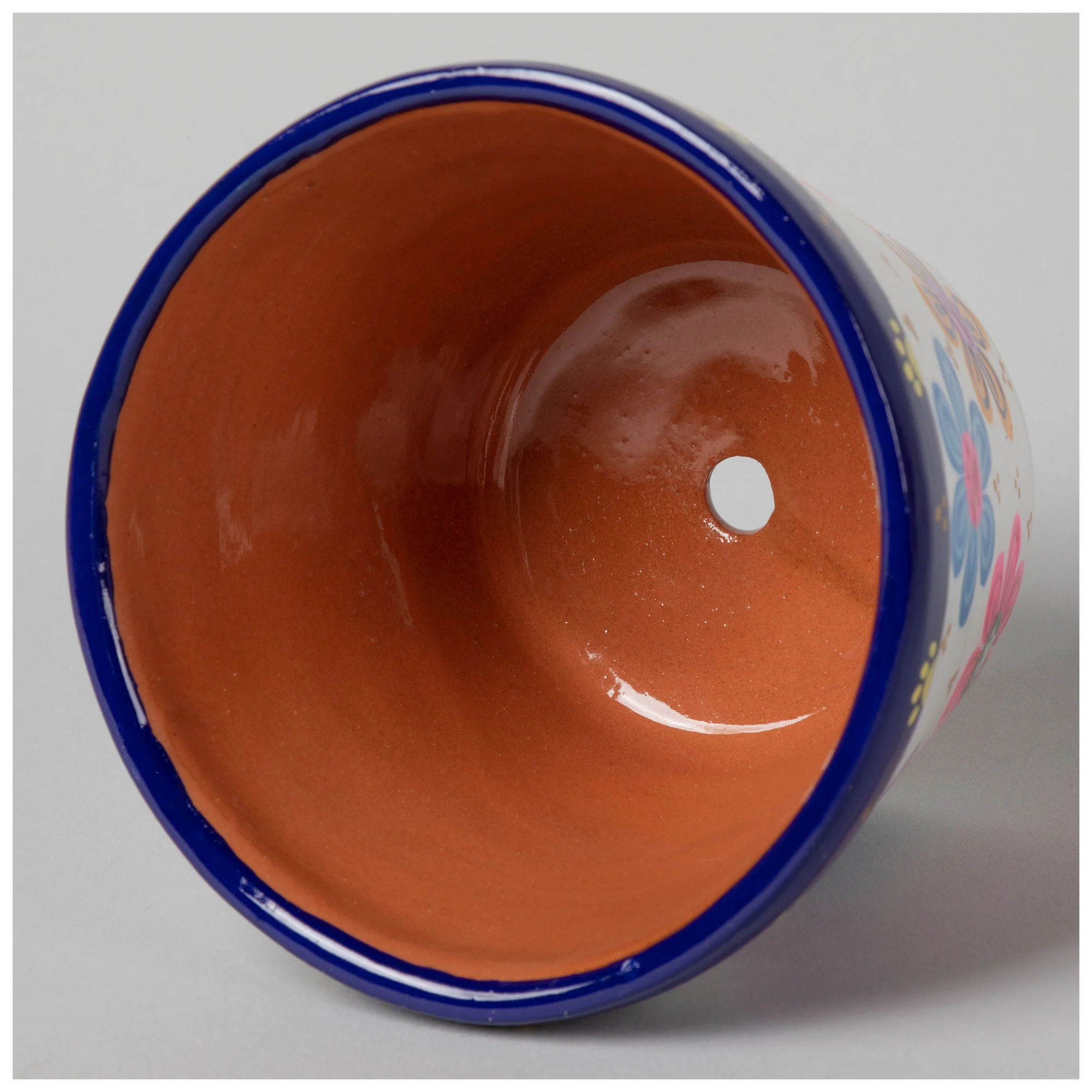 Hand Painted Paws & Flowers Ceramic Small Planter - Image 11