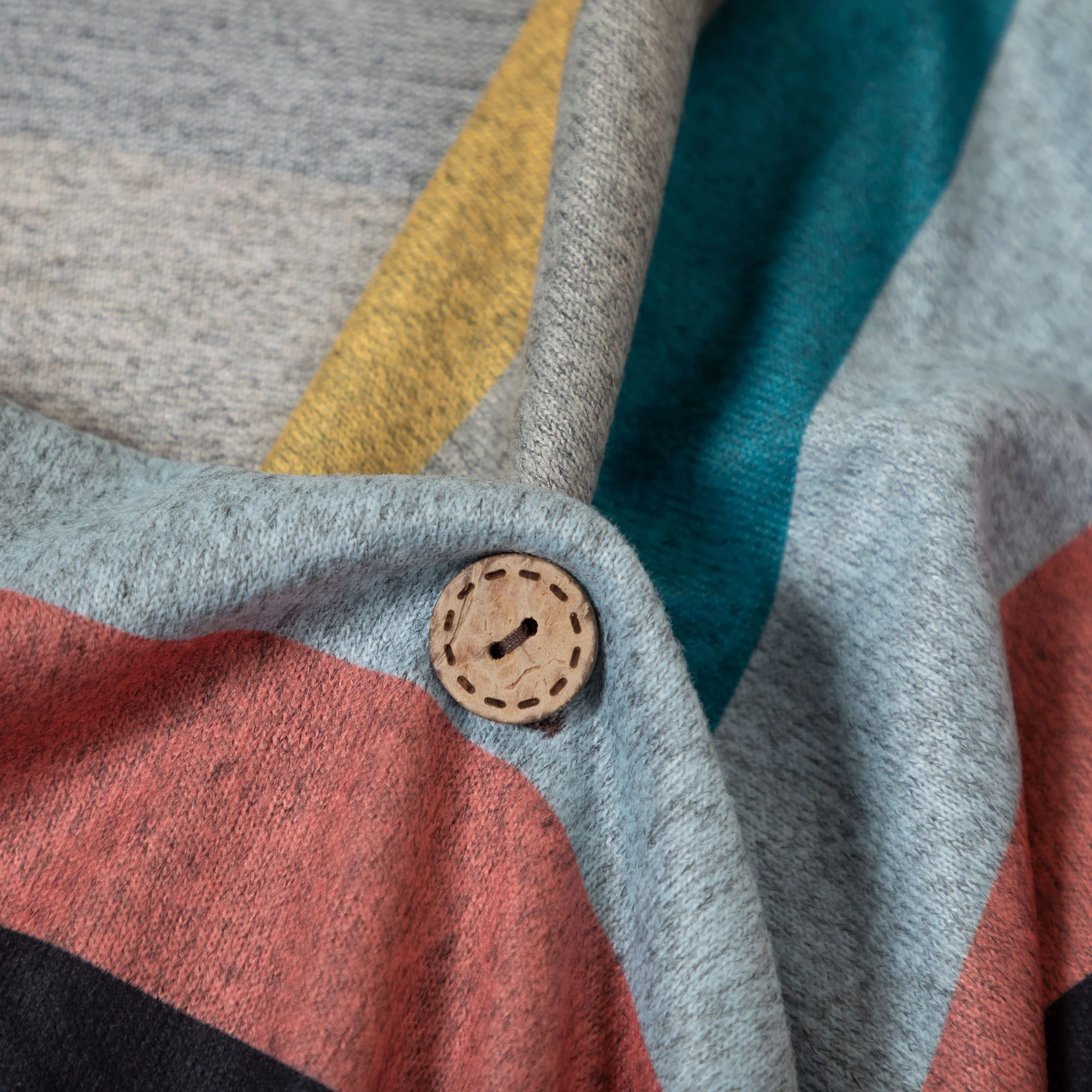 Colorful Stripes Open Cardigan - Image 8