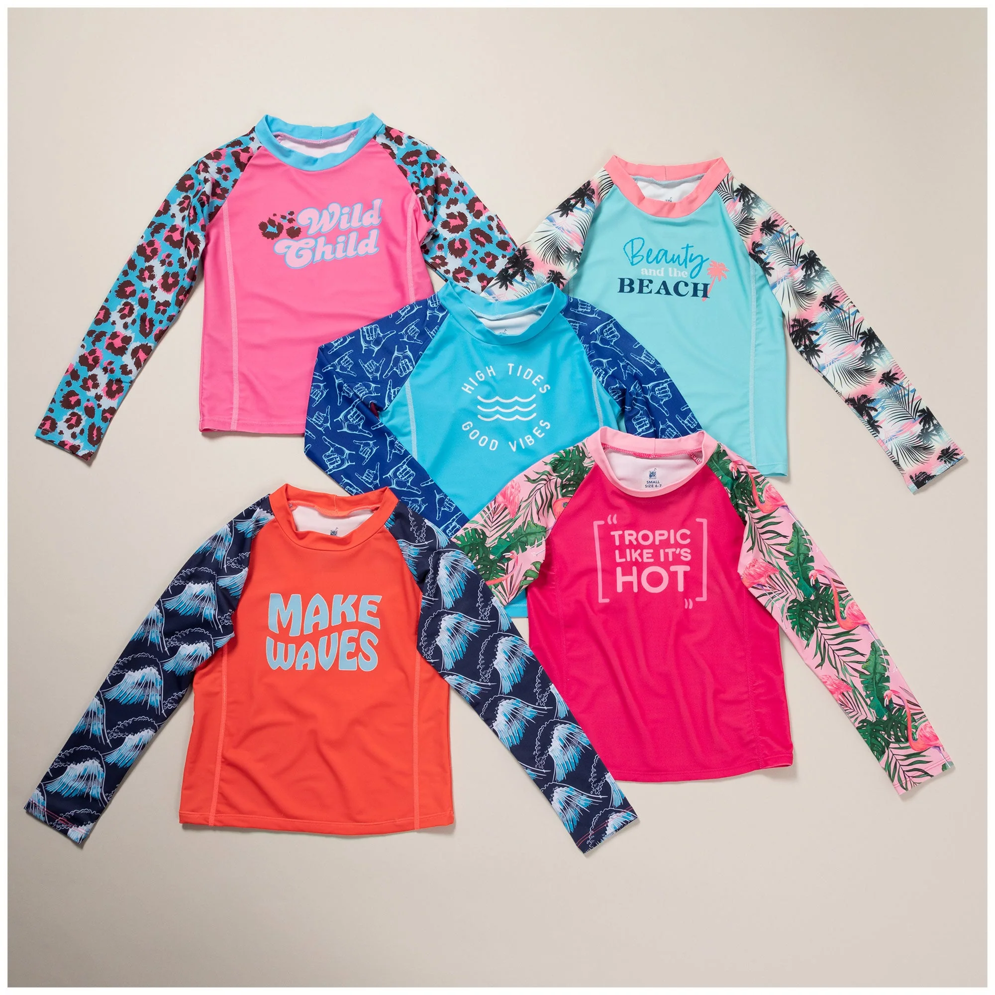 Kids Long Sleeve Rashguard Swim Shirt - Image 14