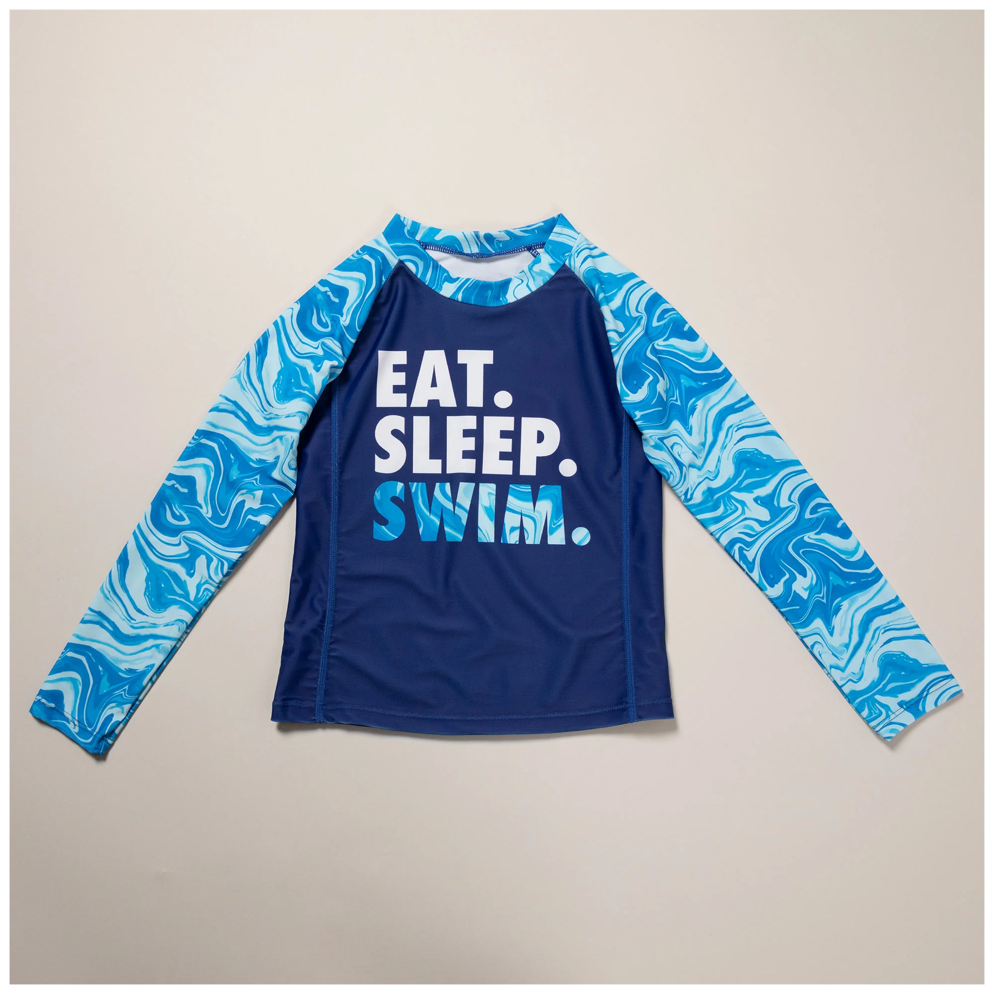 Kids Long Sleeve Rashguard Swim Shirt - Image 5